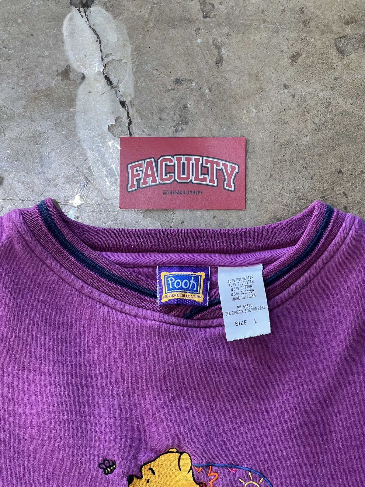 Disney × Vintage Vintage Winnie the Pooh Crewneck Large Size US L / EU 52-54 / 3 - 3 Thumbnail