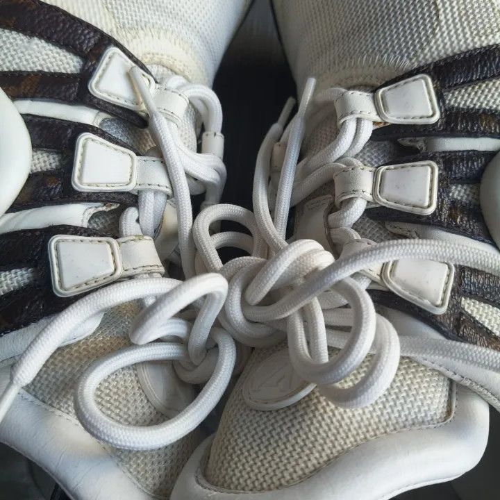Louis Vuitton Louis Vuitton Archlight White Sport Sneakers -2508 Size US 6 / IT 36 - 3 Thumbnail