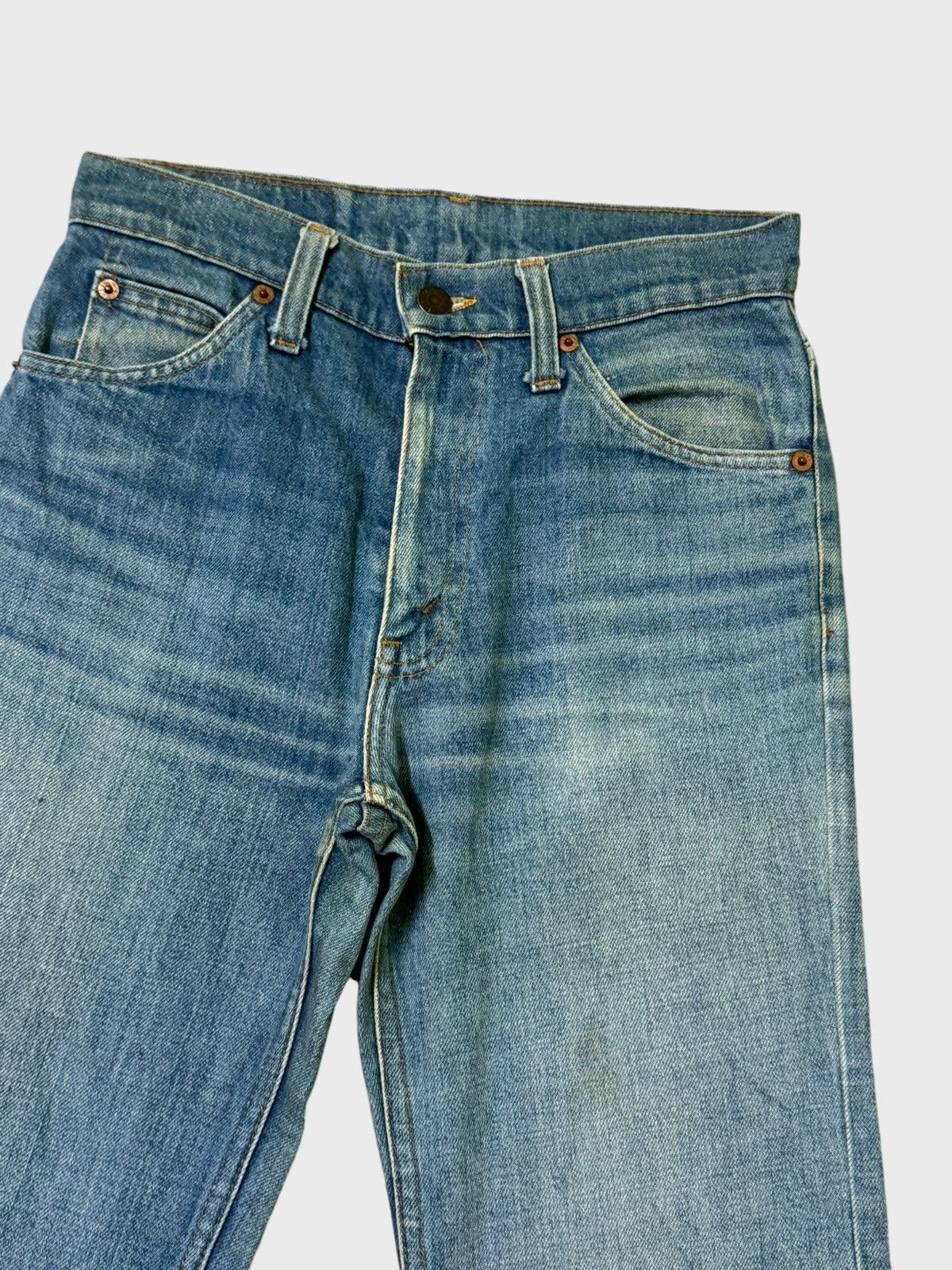 Levi's × Vintage Vintage Flared Levi's 516-0217 Blue Orange Tab Boot Cut Size US 26 / EU 42 - 5 Thumbnail