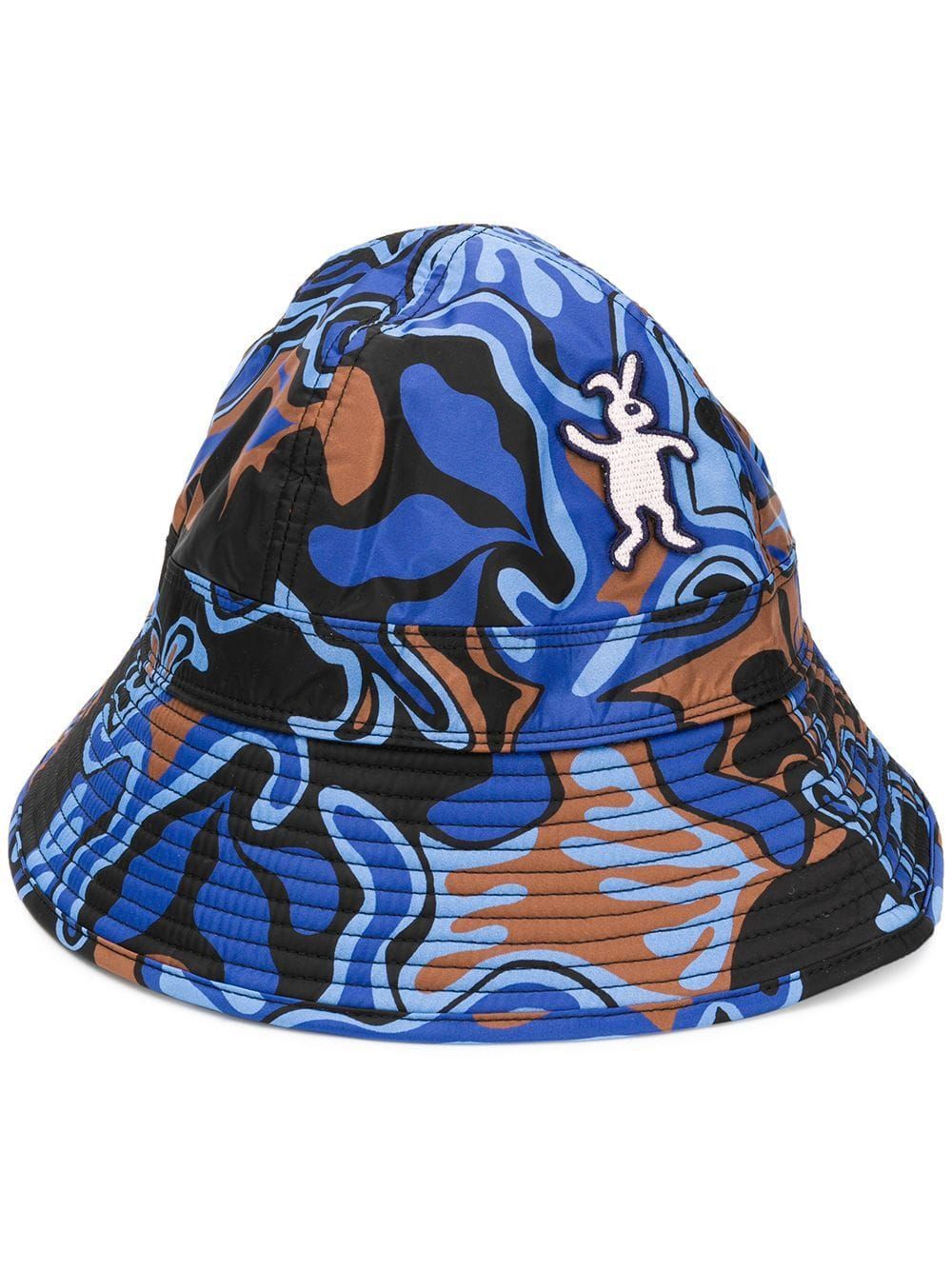 image of ds! Ss19 Marni Dance Bunny Monogram Bucket Hat in Red, Men's