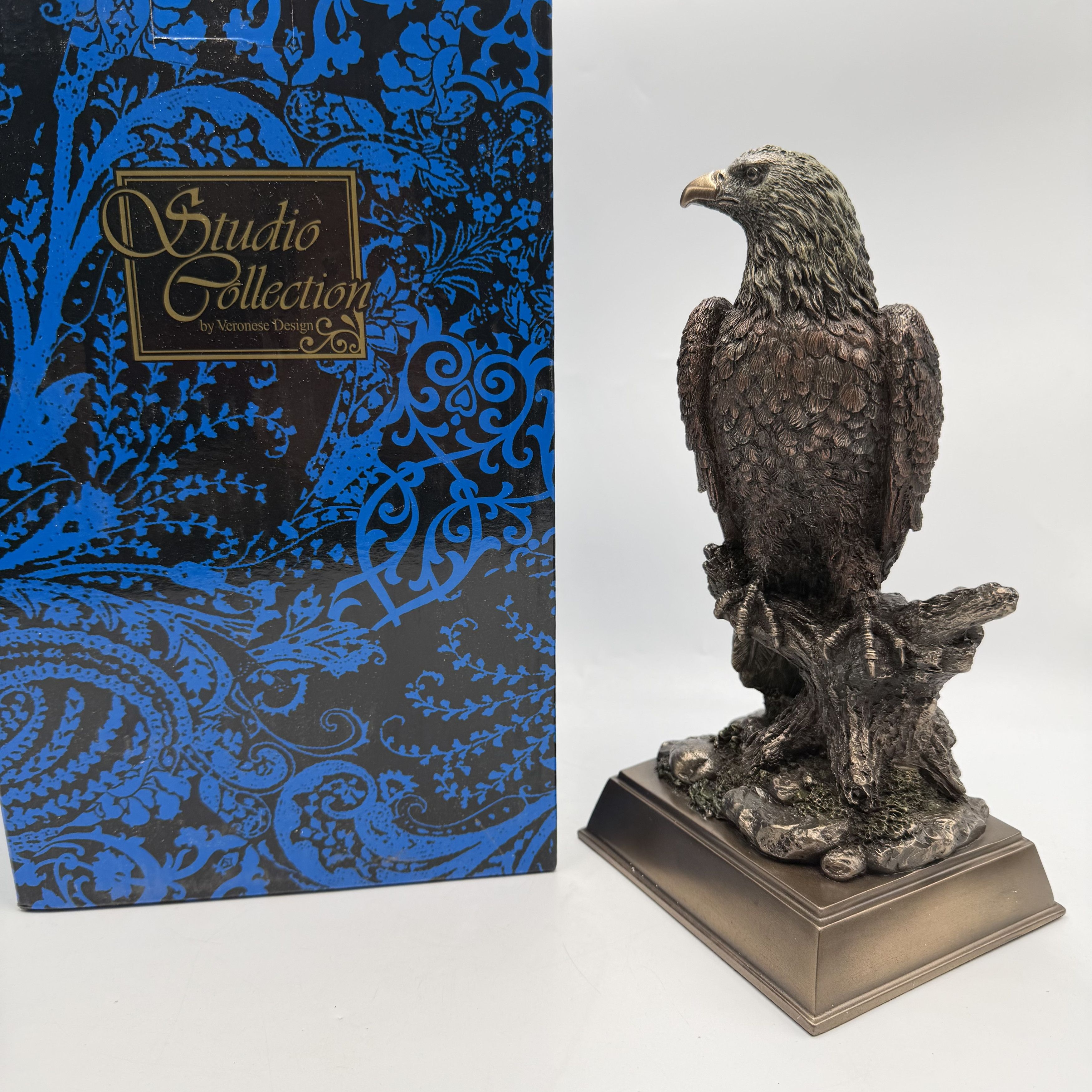 Other Eagle Statue Bronze Finish Polystone Figurine Size ONE SIZE - 5 Thumbnail