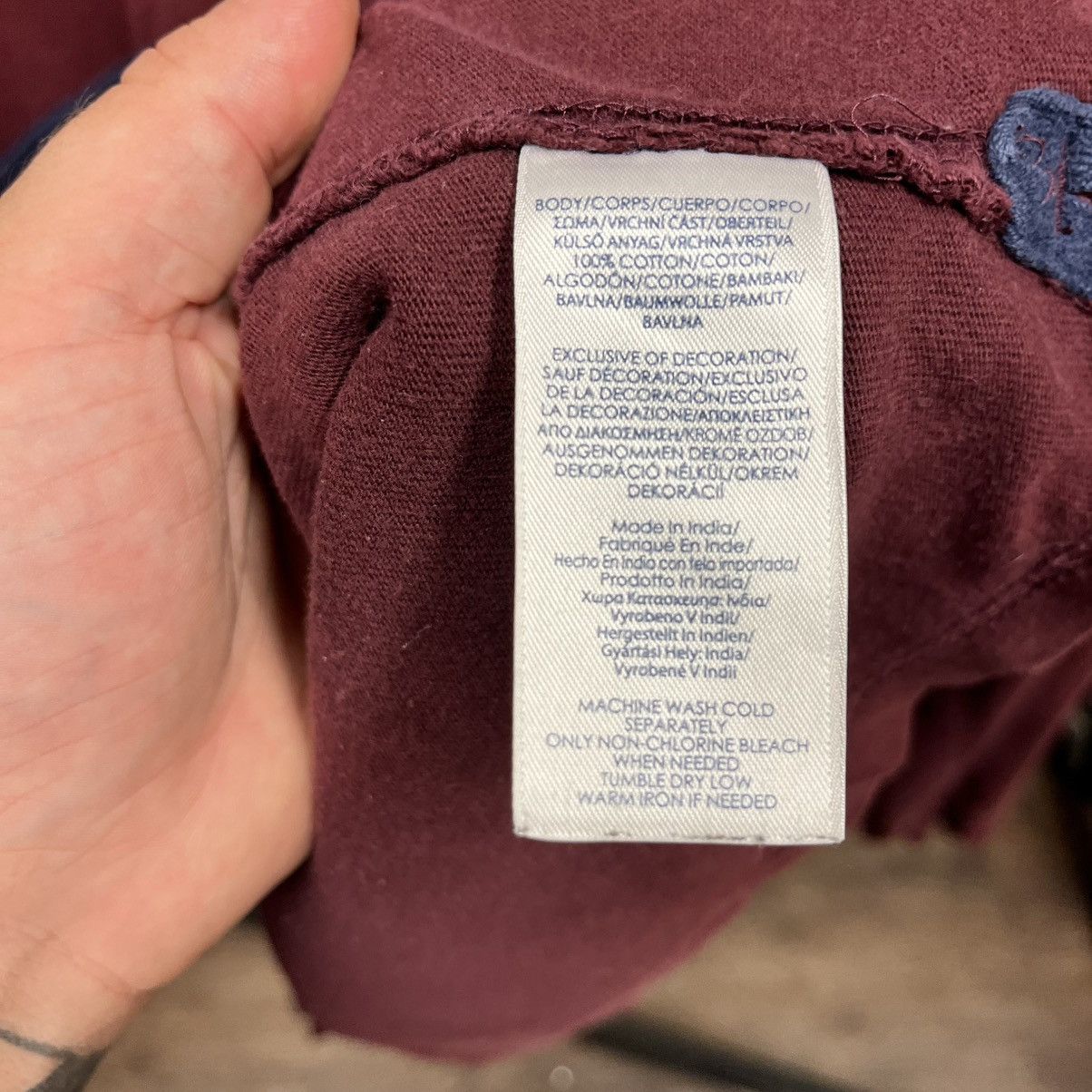 Chaps × Chaps Ralph Lauren × Vintage Chaps Ralph Lauren Maroon Navy Collared Rugby Polo Shirt Y2K Size US XXL / EU 58 / 5 - 5 Thumbnail