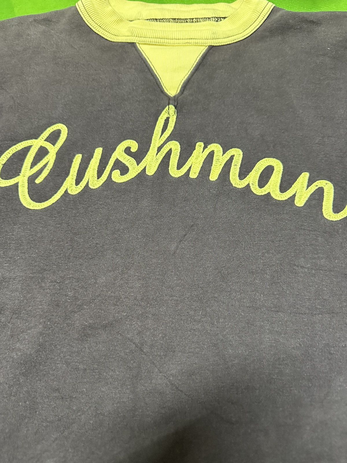Cushman Vtg 50s-60s repro double v Cushman sweatshirt 2 town Size US L / EU 52-54 / 3 - 4 Thumbnail