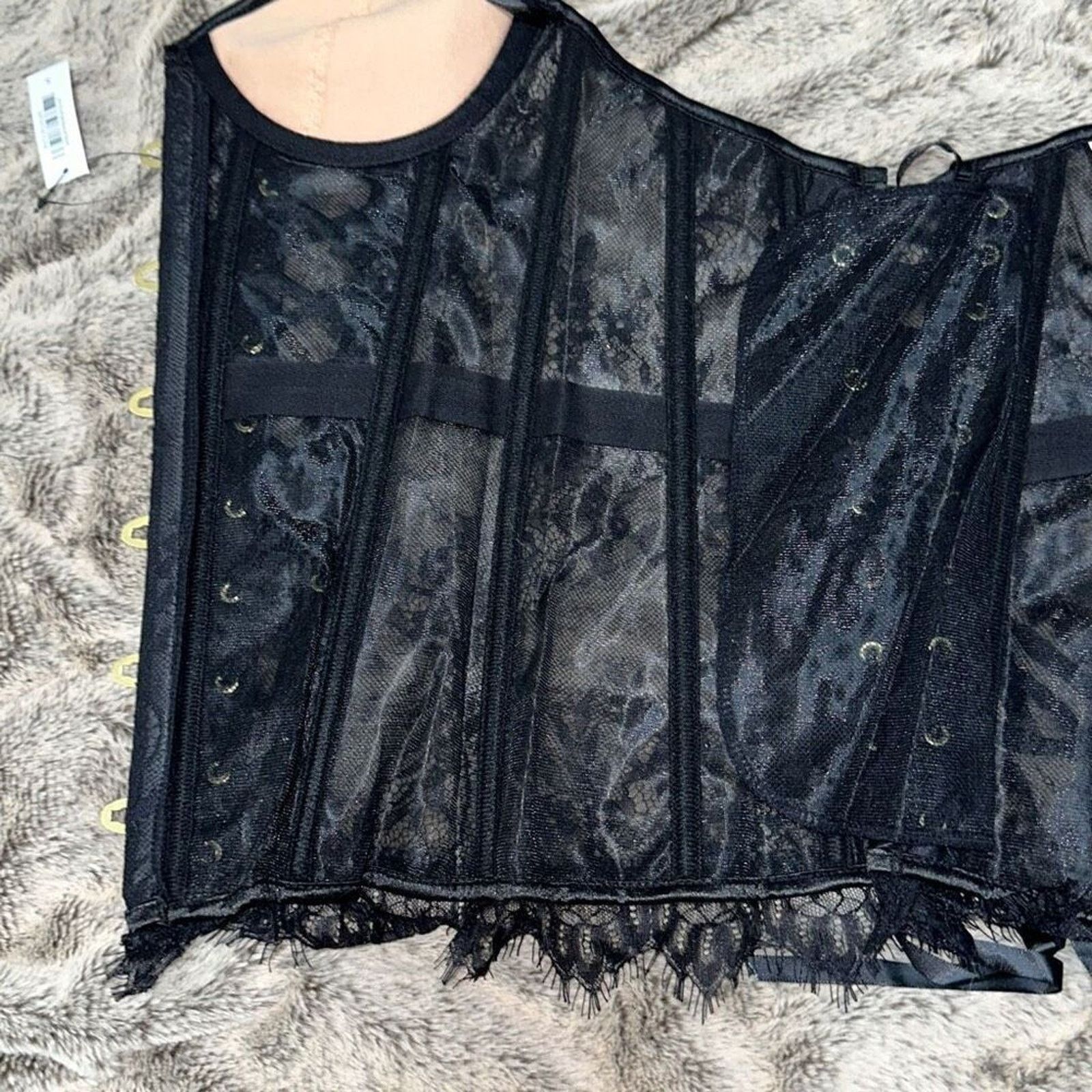 Other Adore Me Adjustable Black Corset | Sz S, NWT Size S / US 4 / IT 40 - 4 Thumbnail