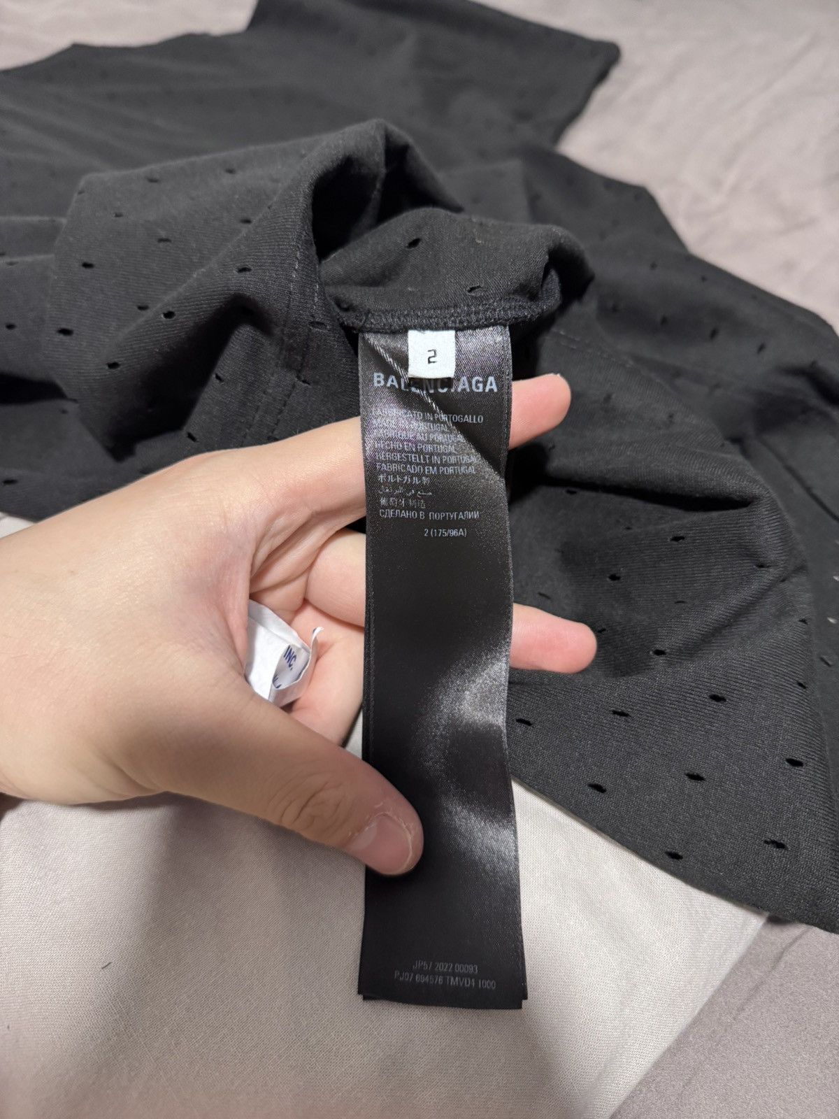 Balenciaga Sporty B Jersey Tee Size US L / EU 52-54 / 3 - 4 Thumbnail
