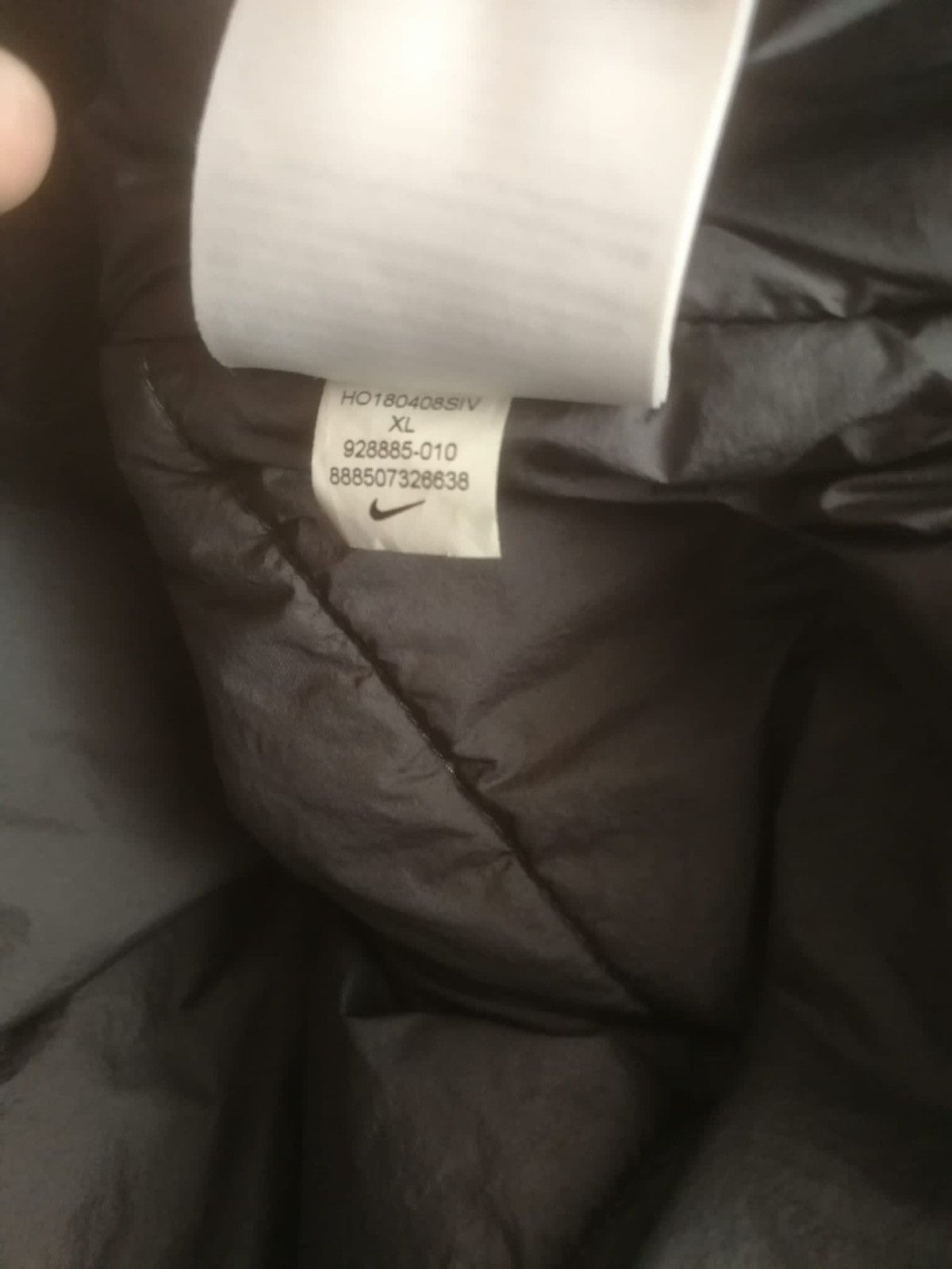 Nike Nike jacket center logo puffer Size US XL / EU 56 / 4 - 6 Thumbnail
