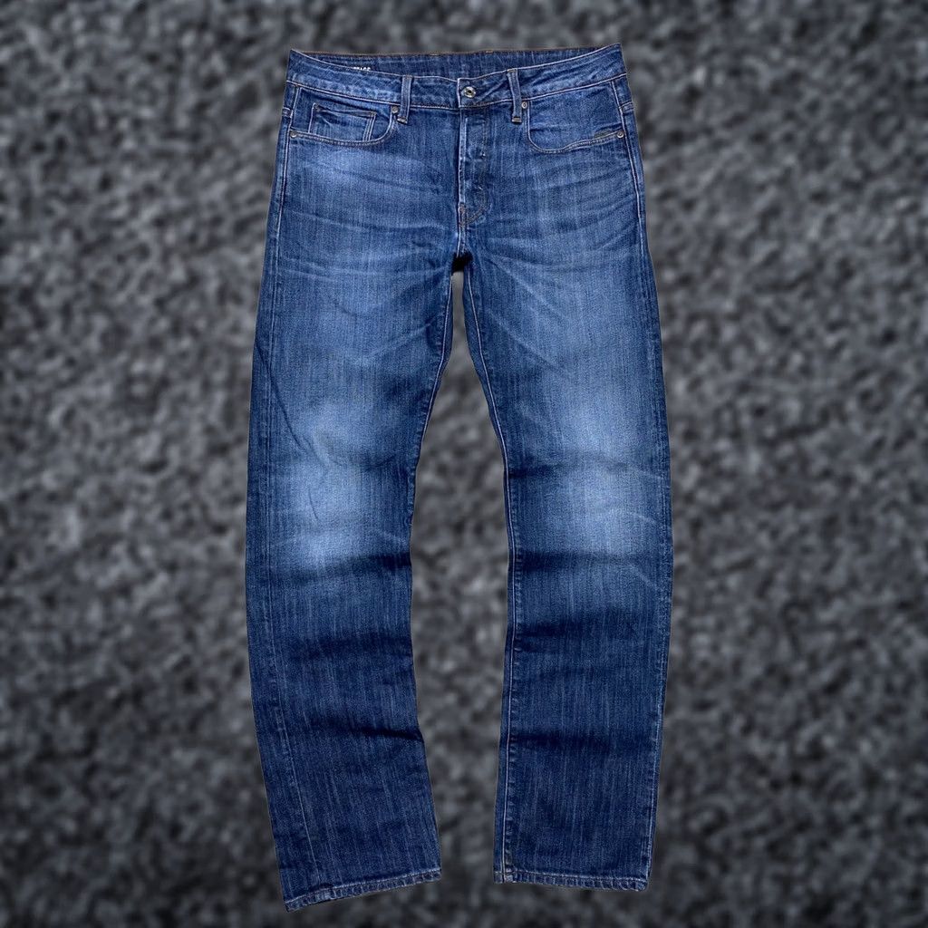 G-Star G Star Raw Jeans Denim Pants Attacc Straight Mens Size 34 Blue Regular Fit Vintage No N/A Size US 34 / EU 50 - 1 Thumbnail