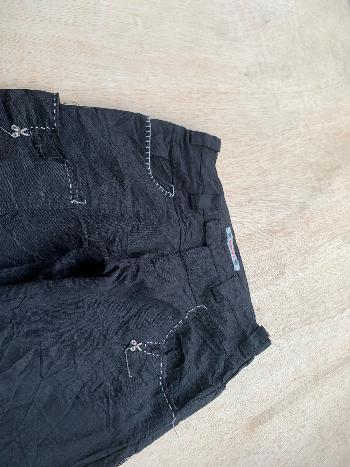 Hysteric Glamour × Japanese Brand Olleborebla Yohji Yamamoto Style Black Pants Size US 28 / EU 44 - 7 Thumbnail