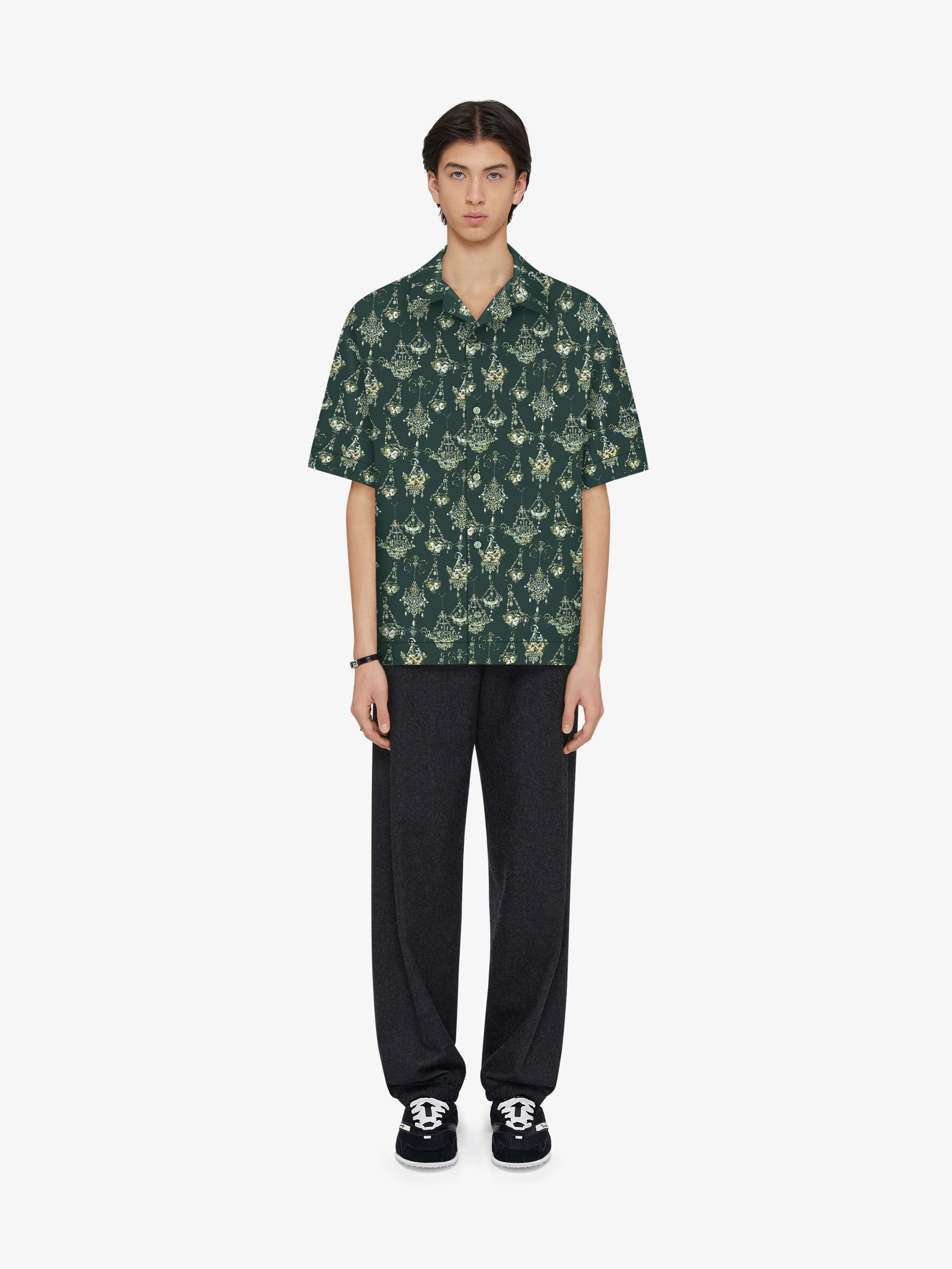 Givenchy o1w1db10925 New Bowling Shirt in Multicolor Size US L / EU 52-54 / 3 - 2 Thumbnail