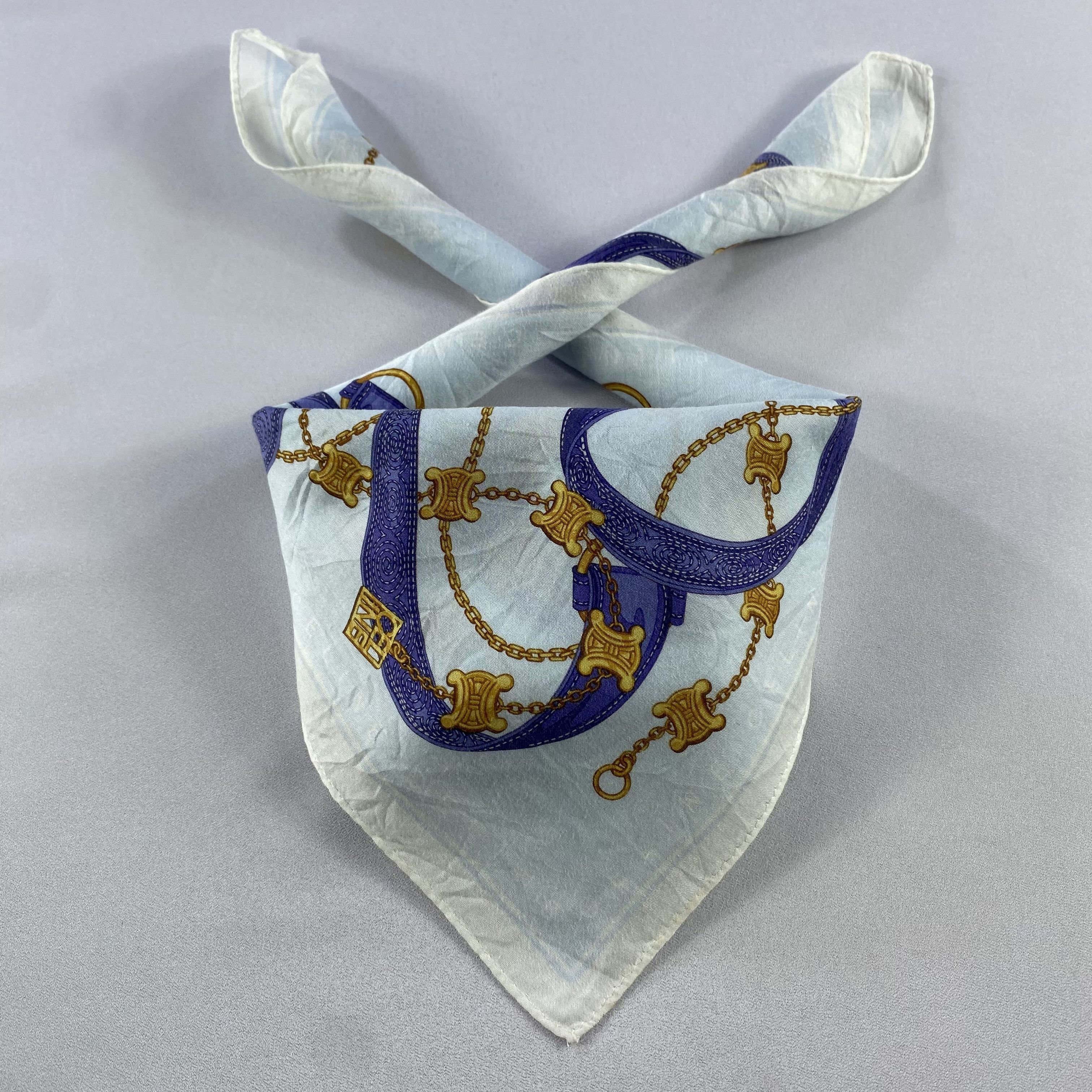 Celine × Vintage Celine Bandana/ Handkerchief / Neckerchief Size ONE SIZE - 1 Thumbnail