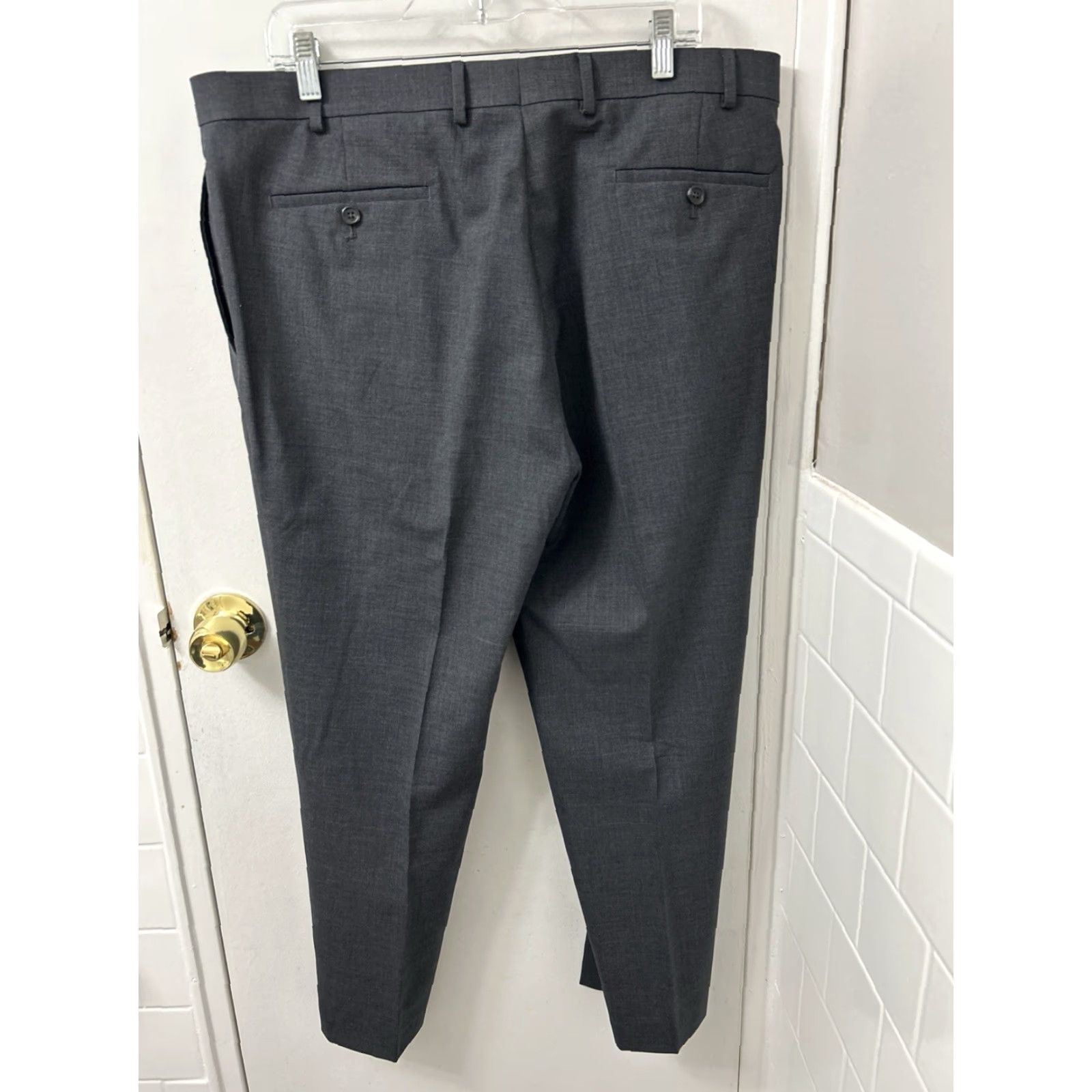 Ralph Lauren Lauren Ralph Lauren Total Comfort Pants Mens 38x30 Gray Wool Dress Pants Business Workwear N/A Size US 38 / EU 54 - 7 Thumbnail