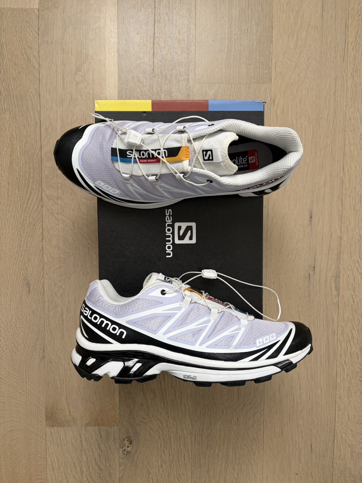 Salomon Salomon XT-6 Purple Heather White Black L41317200 Size US 9.5 / EU 42-43 - 1 Thumbnail