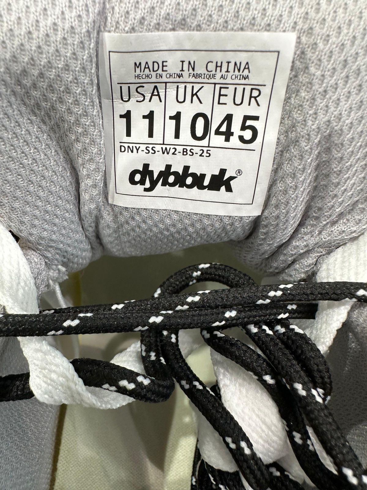 Dybbuk DYBBUK - Vortex V.2 Sneakers Silver/Black Size US 11 / EU 44 - 6 Thumbnail