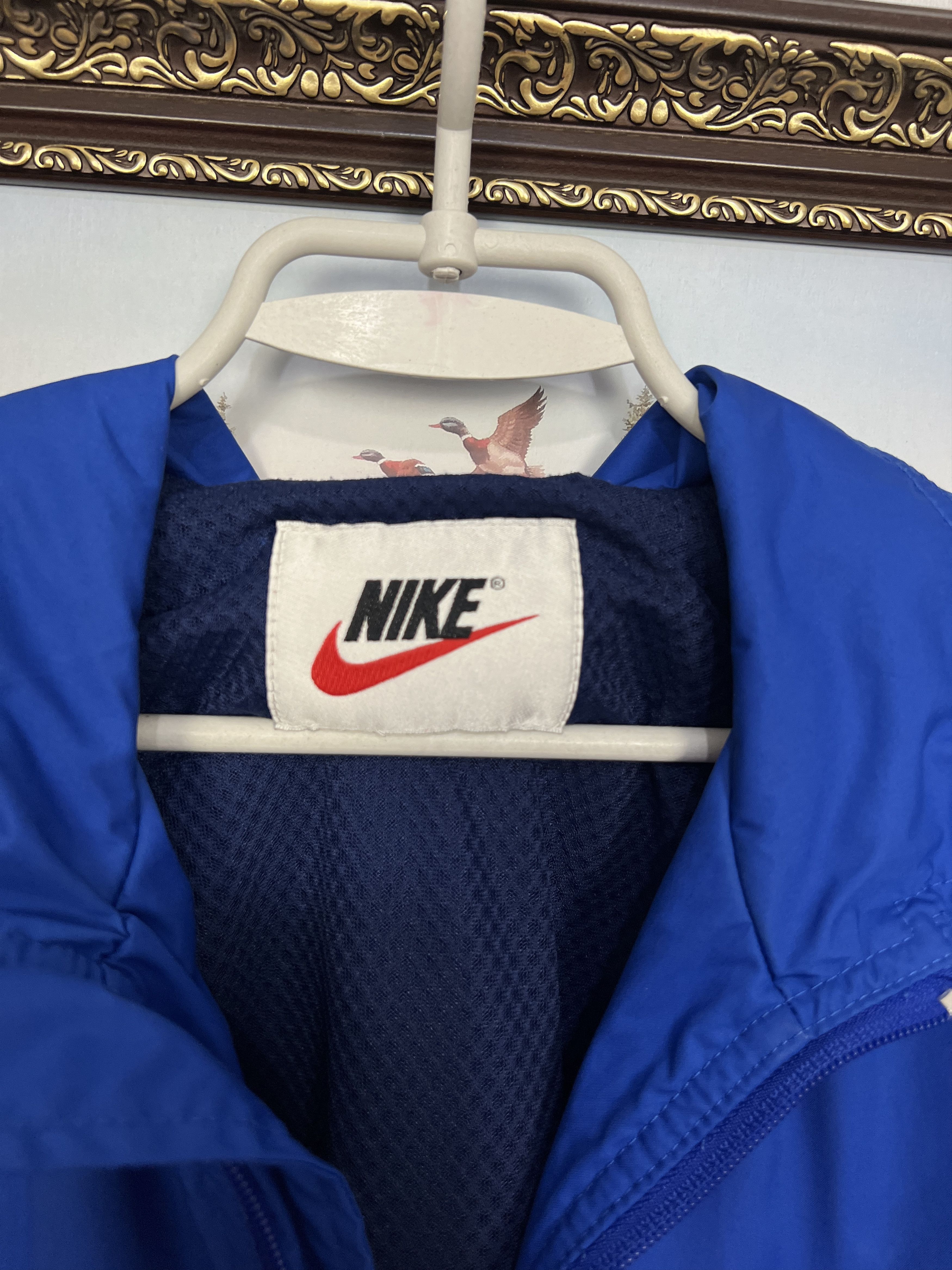 Nike Vintage Nike Glasgow Rangers Blue Jacket Football Track Top Size US L / EU 52-54 / 3 - 4 Thumbnail