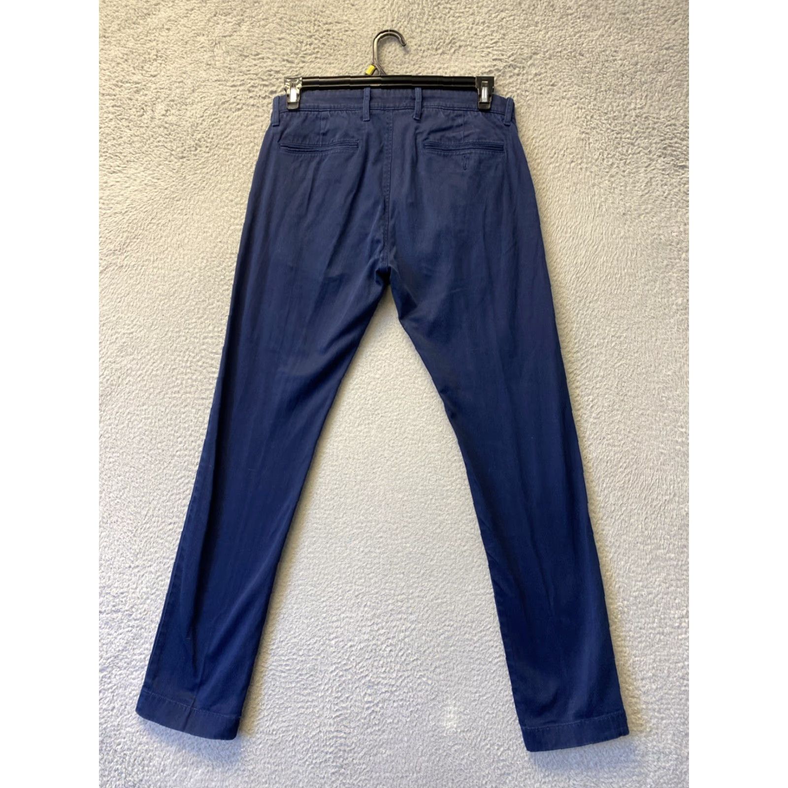 J.Crew J.Crew Slim Fit Chino Pants Navy Blue 31x32 Straight Regular Mens Size US 31 - 7 Thumbnail