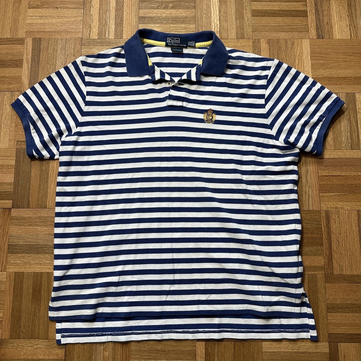 Polo Ralph Lauren Vintage Polo crest striped shirt Size US XXL / EU 58 / 5 - 1 Thumbnail