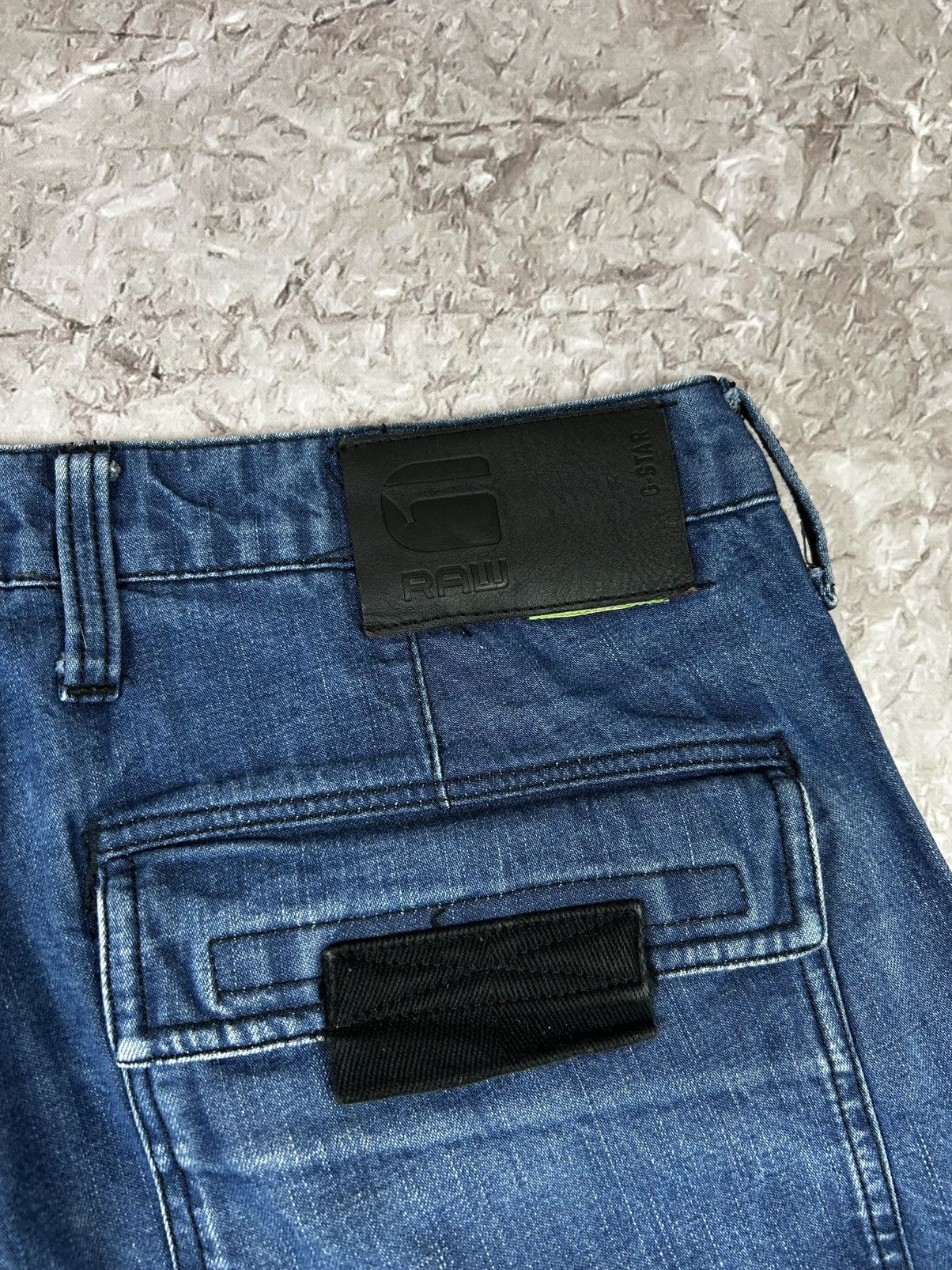 G-Star × Vintage G Star Raw Y2K distressed multi pocket jeans Size US 31 - 9 Thumbnail