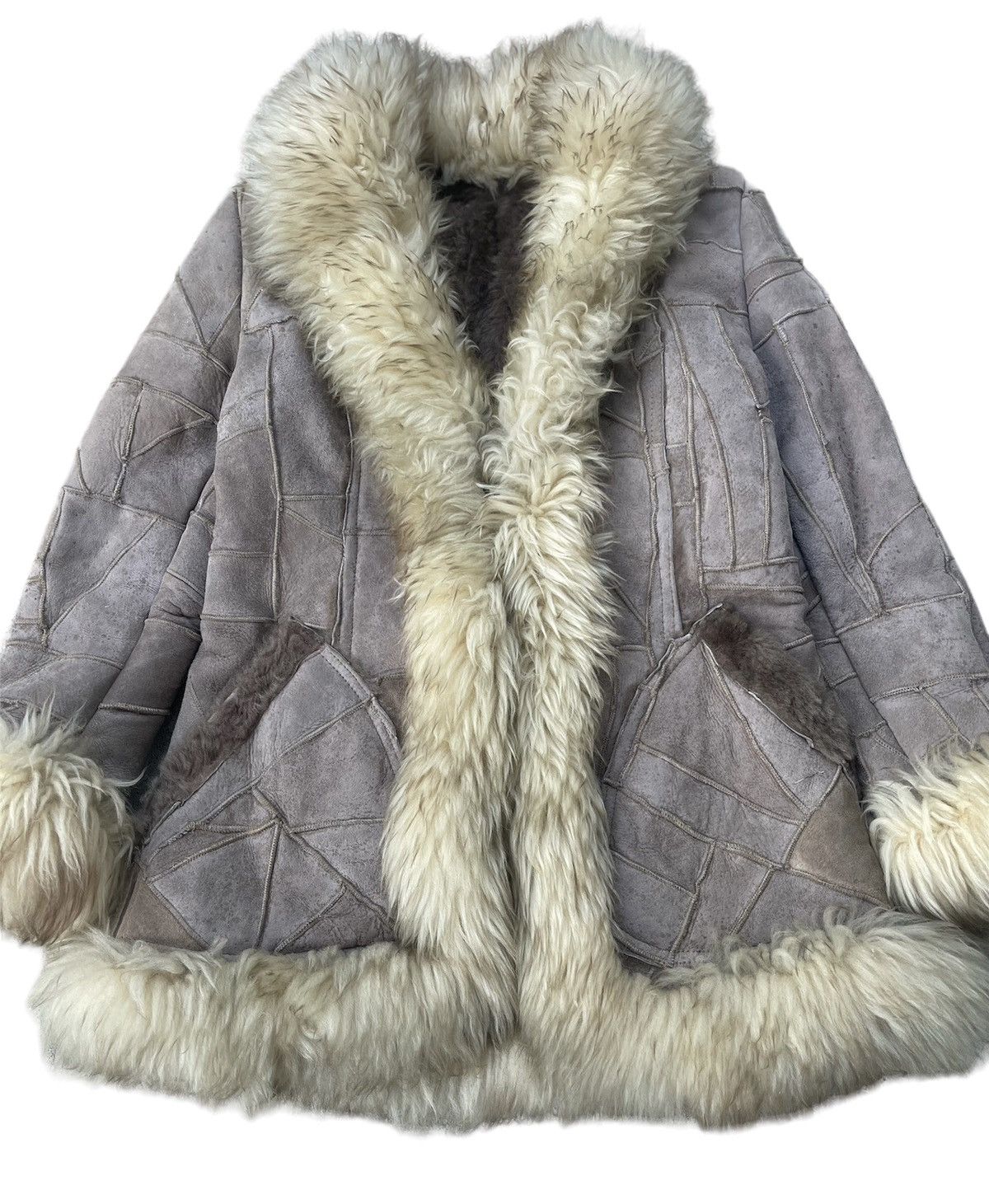 Japanese Brand Sheepskin Leather Fur Jacket Saga Fox Style Size US S / EU 44-46 / 1 - 4 Thumbnail