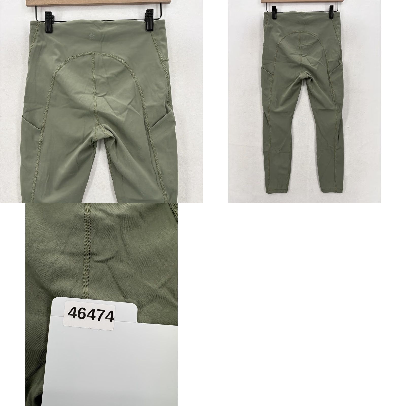 Athleta Athleta Leggings Womens Small Green Pockets 7/8 Tight Stash Pocket Gym & Training Size 28" / US 6 / IT 42 - 9 Thumbnail
