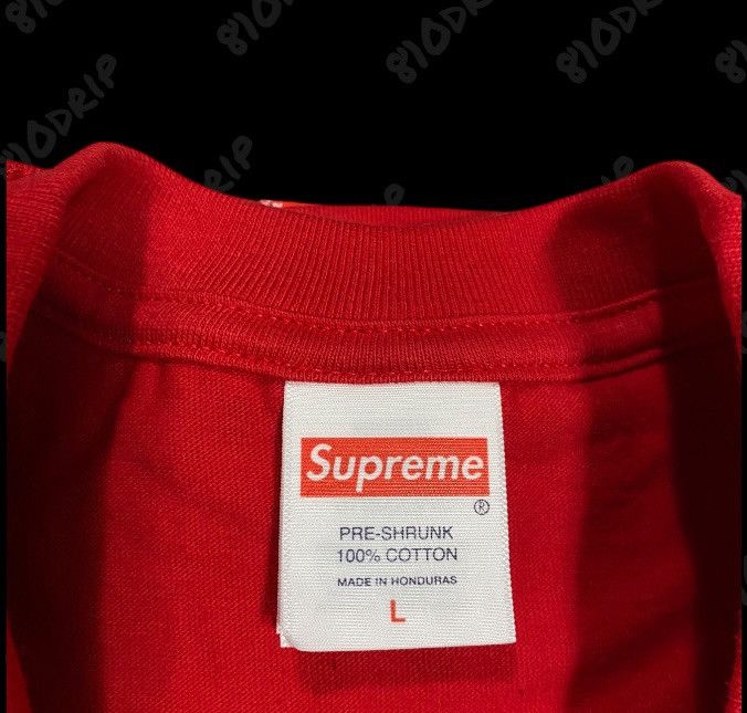 Supreme Supreme Playboi Carti Photo Tee - Red (L) Size US L / EU 52-54 / 3 - 3 Thumbnail