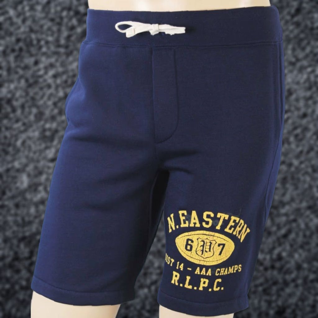 Polo Ralph Lauren Polo Ralph Lauren Navy Blue Football Athletic Sweat Shorts NWT - Small Mens Size US S / EU 44-46 / 1 - 1 Preview