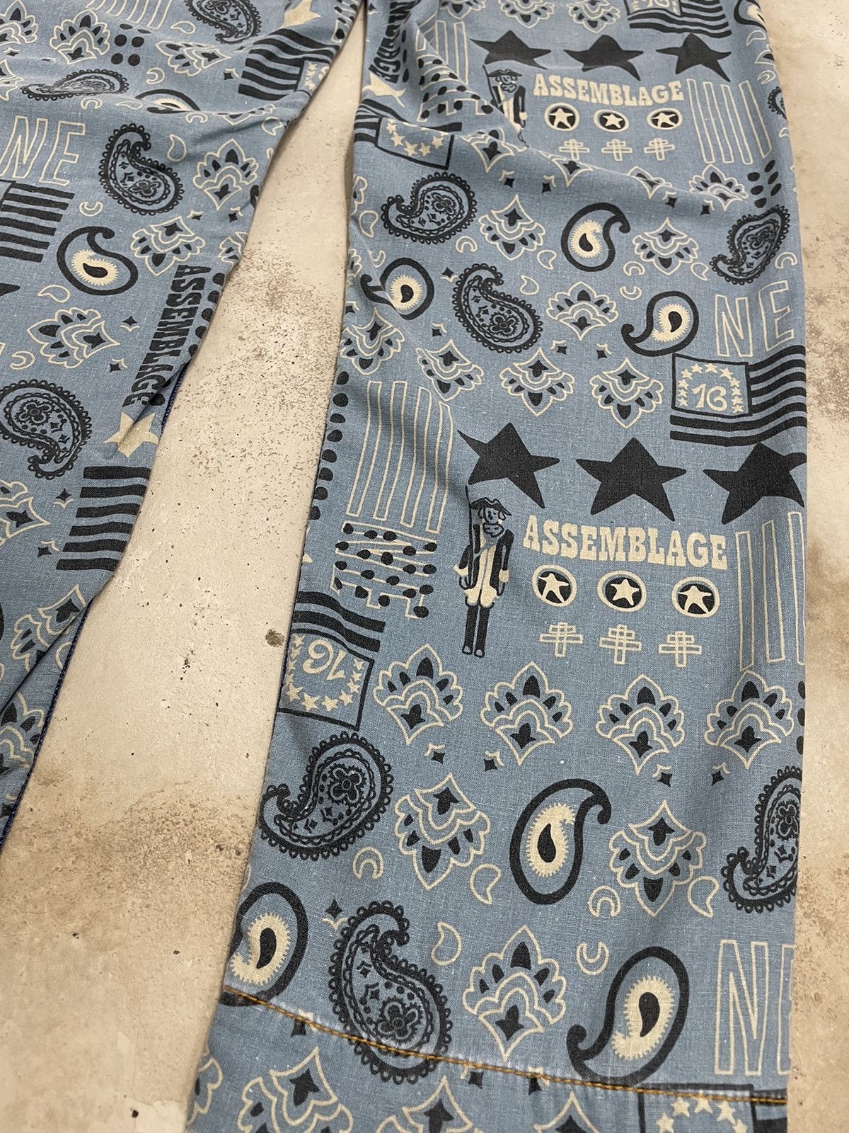 Other Rare Ne-Net by Issey Miyake Denim Pattern Size US 29 - 17 Thumbnail