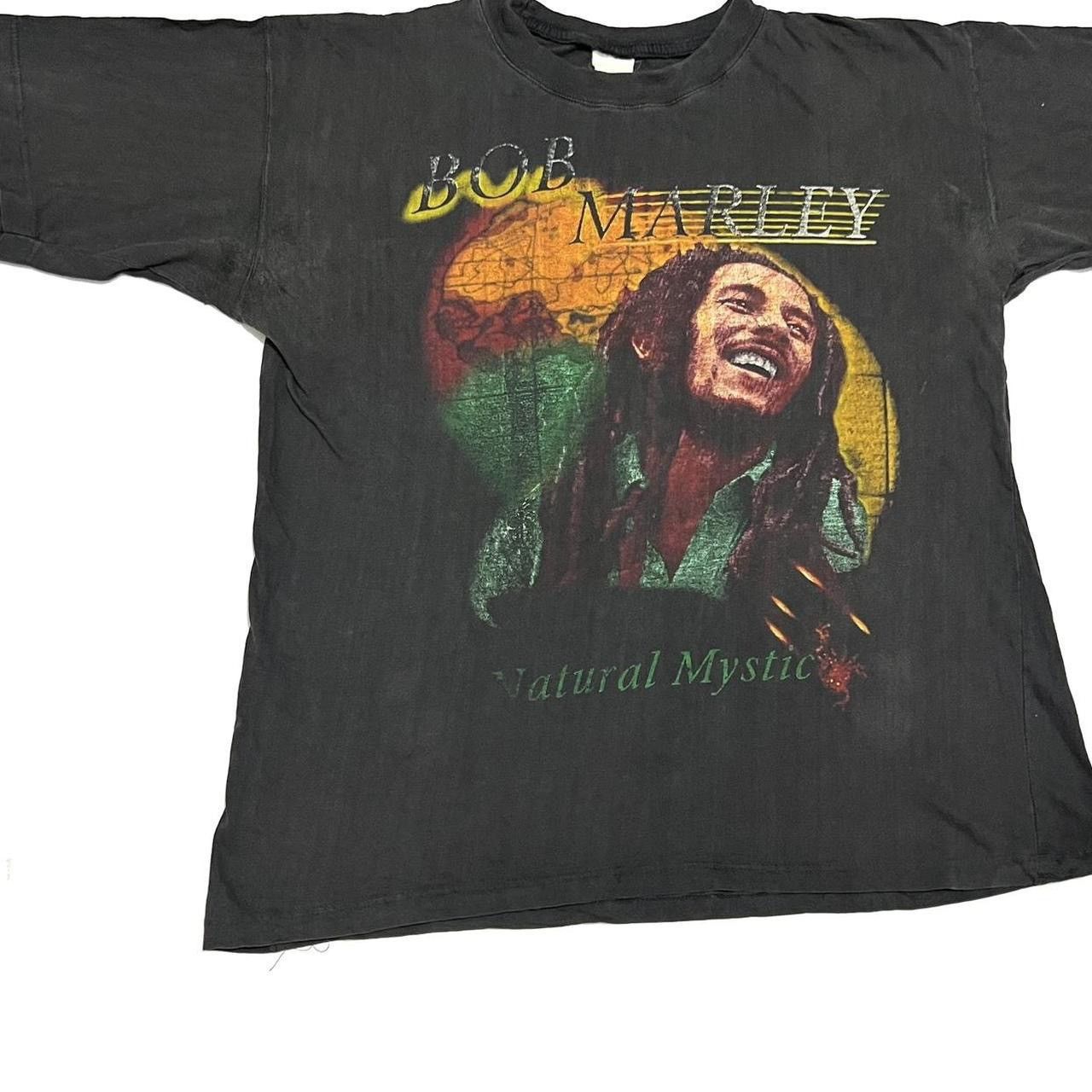 Bob Marley Vintage T-shirt Bob Marley Natural Mystic 90s Size US XL / EU 56 / 4 - 5 Thumbnail