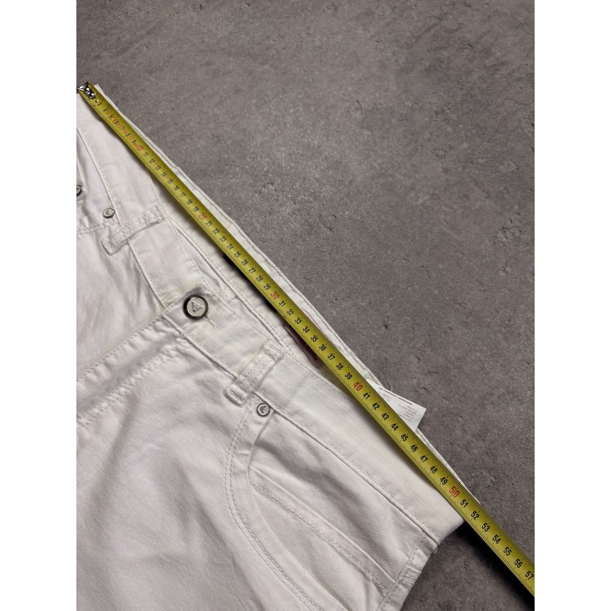 Armani Exchange ARMANI JEANS Indigo 003 Series | White | Size IT 38 (W32-34) Size US 34 / EU 50 - 5 Thumbnail