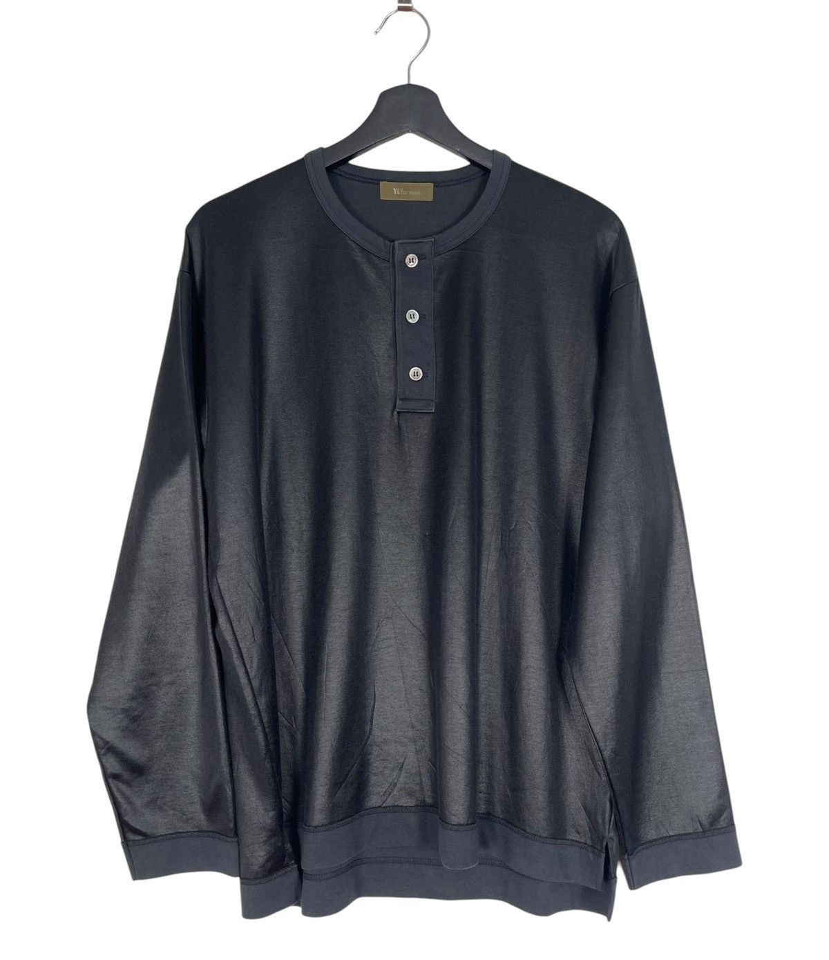 Yohji Yamamoto Vintage Yohji Yamamoto Hybrid Long Sleeve Shirt Size US L / EU 52-54 / 3 - 7 Thumbnail