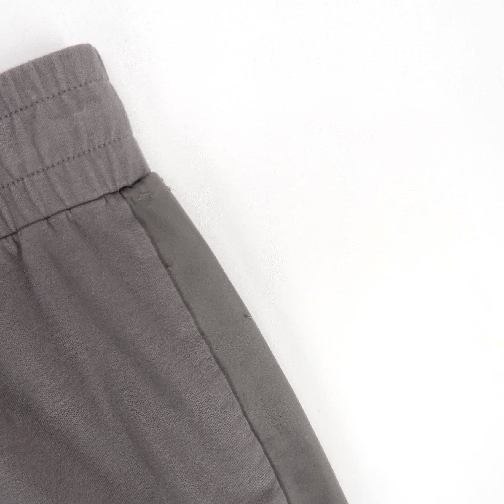 Jason Wu Jason Wu Sweatpants Womens L Gray Drawstring Elastic Waist Satin Side Panel Pants Size 36" / US 14 / IT 50 - 4 Thumbnail