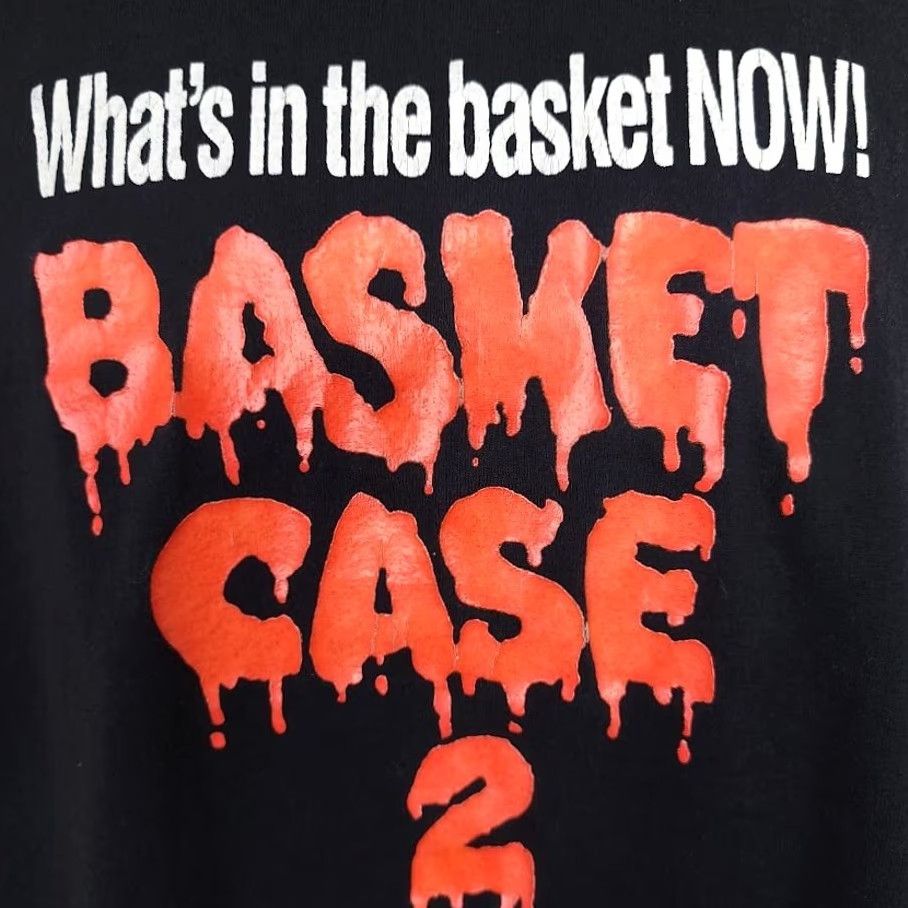 Vintage VINTAGE Basket Case 2 T Shirt Mens Size Medium Black 90s 1990 Horror Made In USA Mens Size US M / EU 48-50 / 2 - 3 Thumbnail