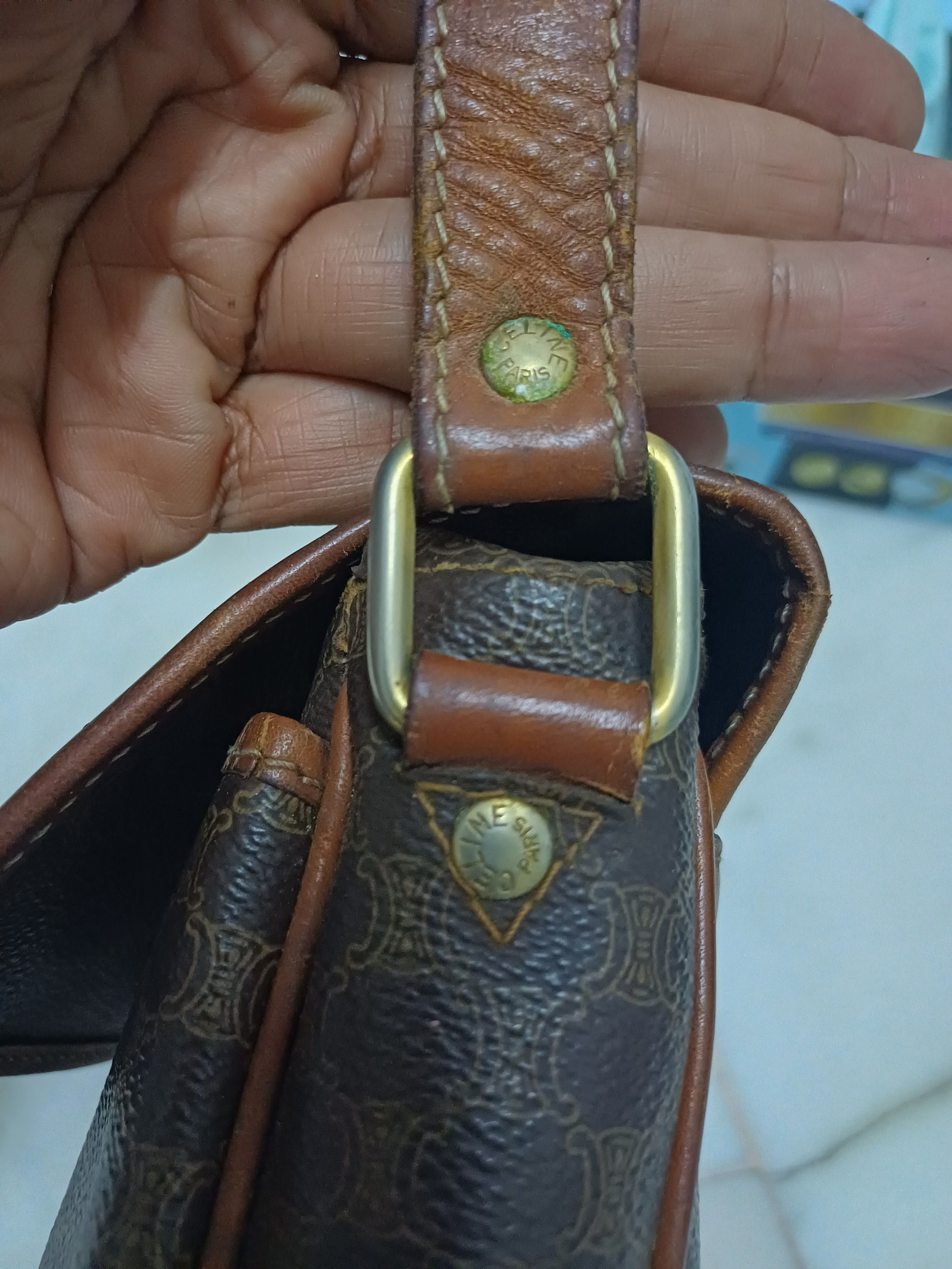 Celine vintage celine shoulder bag monogram Size ONE SIZE - 12 Thumbnail