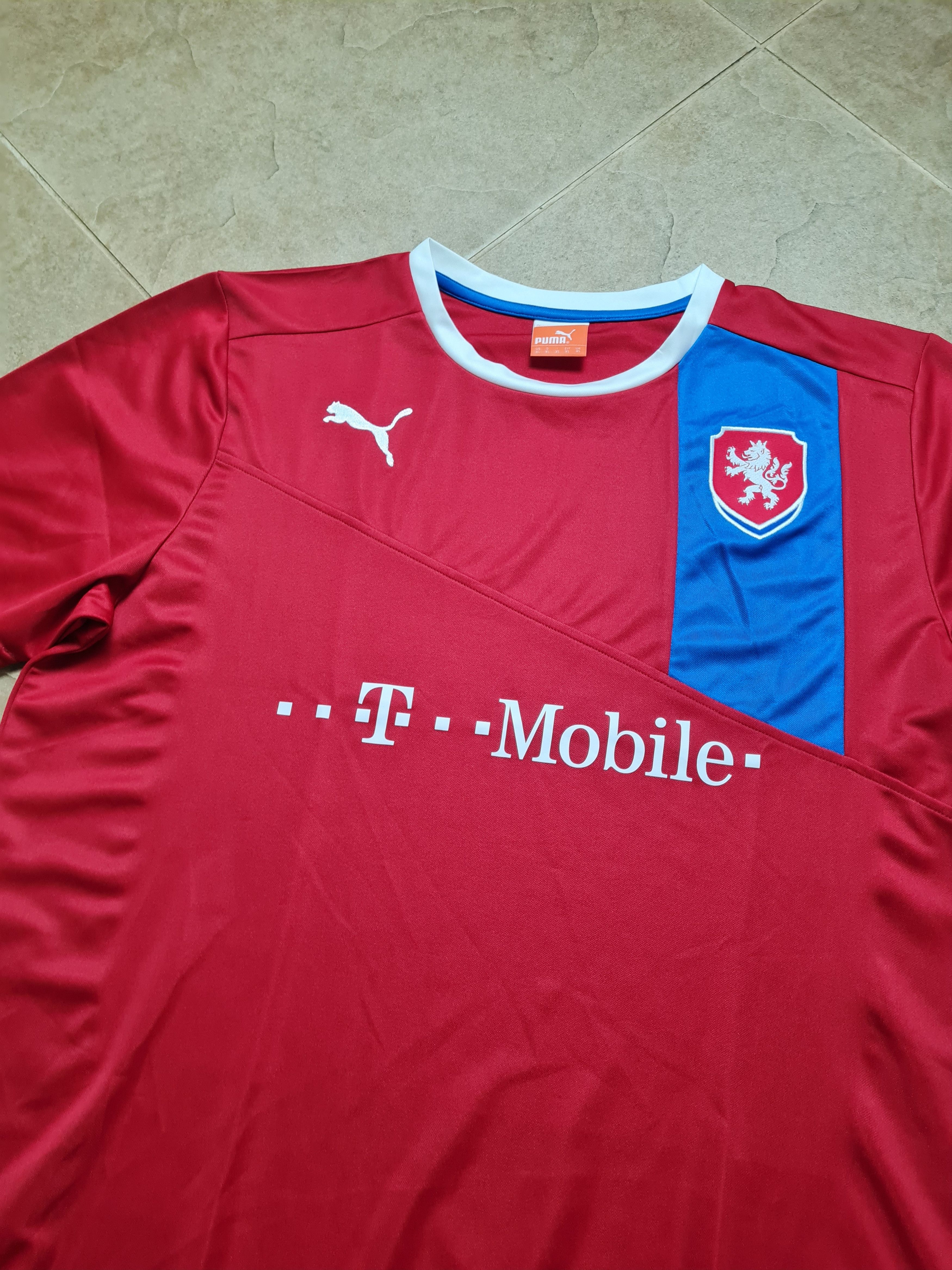 Puma JERSEY PUMA CZECH REPUBLIC 2012/013 FOOTBALL SHIRT SOCCER Size US XL / EU 56 / 4 - 3 Thumbnail