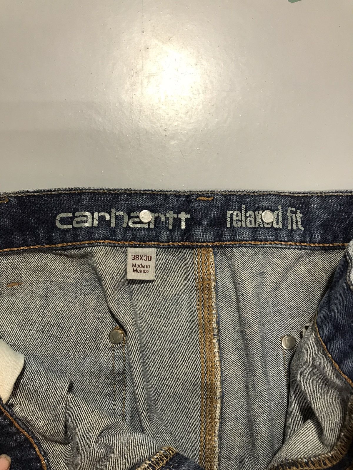 Carhartt Vintage Carhartt double knee workwear denim Size US 36 / EU 52 - 6 Thumbnail