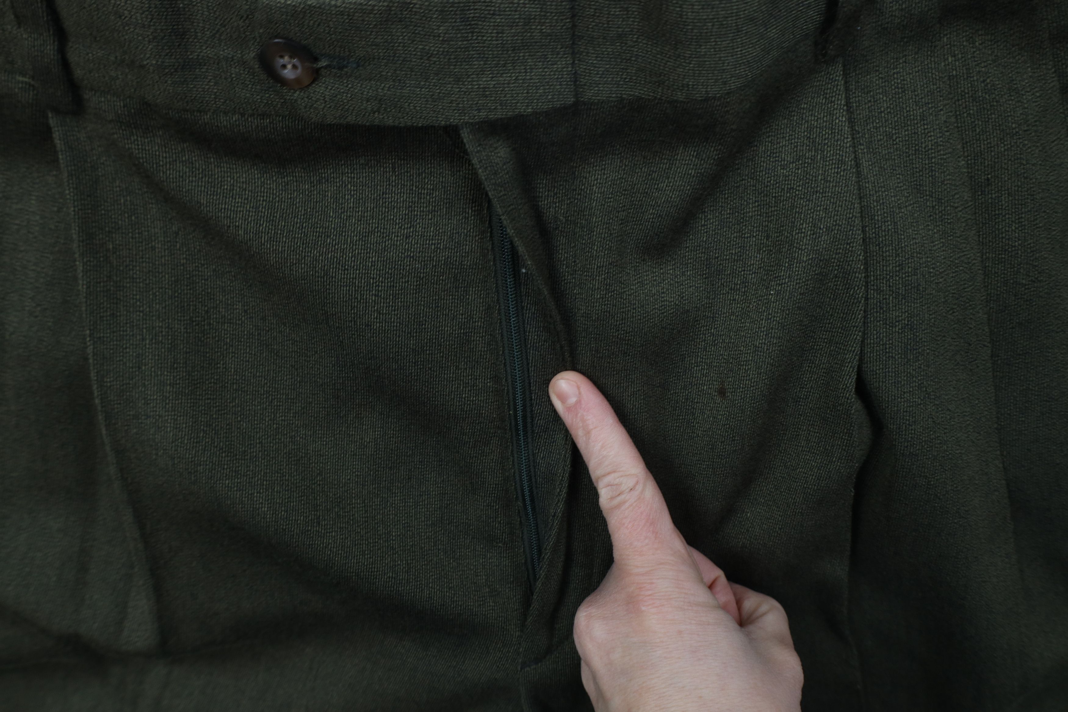 Vintage Vintage 90s Streetwear Wool Knit Wide Leg Chino Pants Size US 38 / EU 54 - 7 Thumbnail