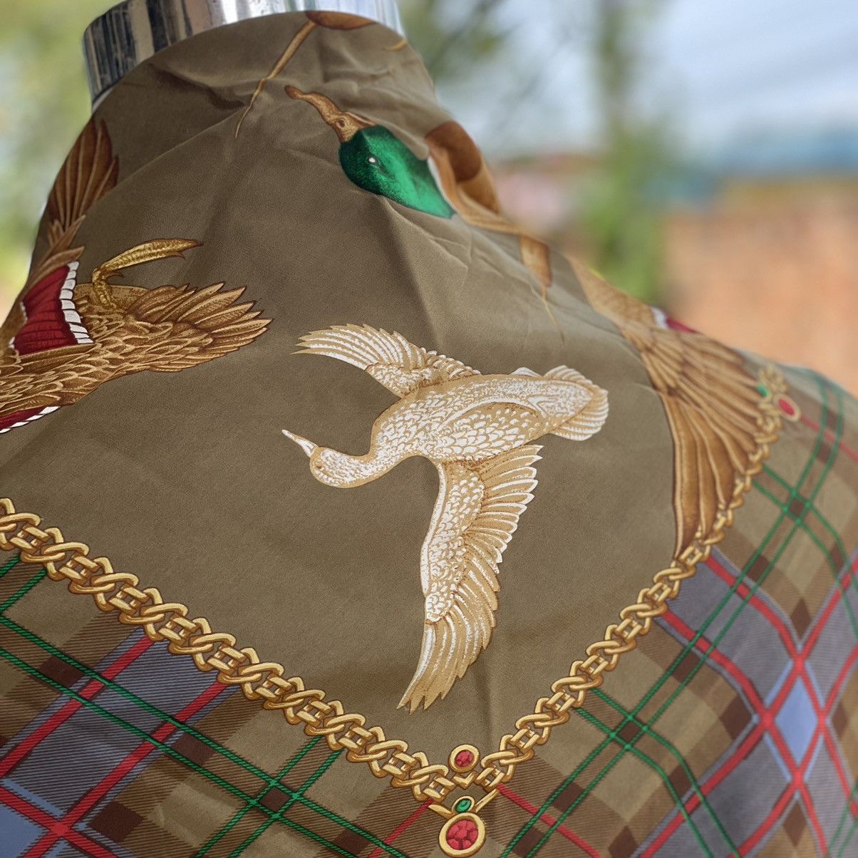 Designer × La Milano " i santi" Milano Silk Scarf Size ONE SIZE - 3 Thumbnail