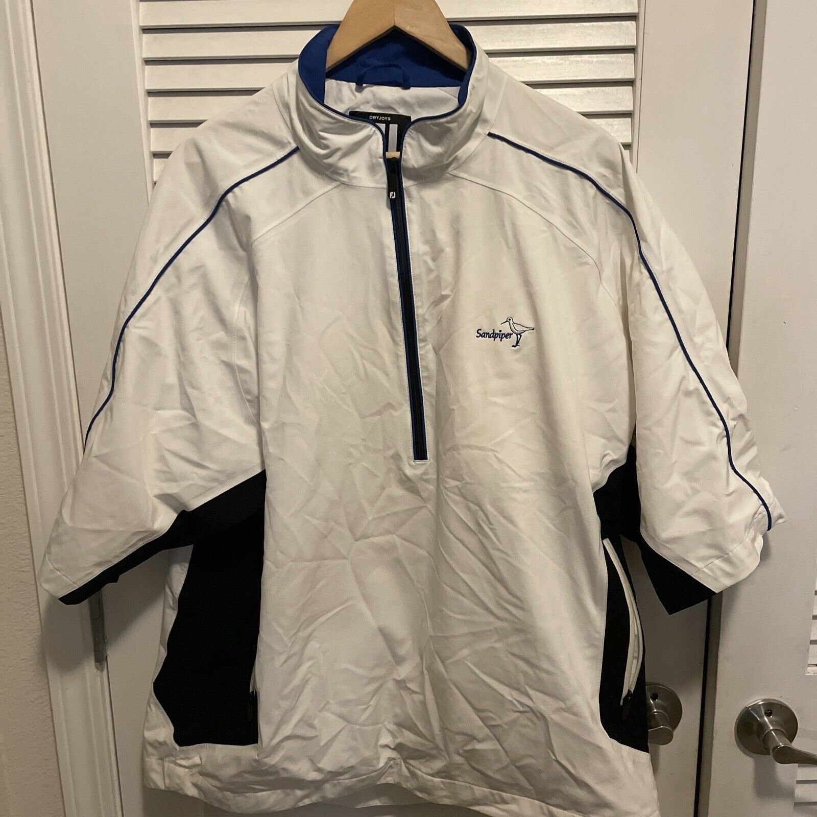 Image of Footjoy Men’S Golf Windbreaker Jacket Size XL Sand Piper Pul, Men's