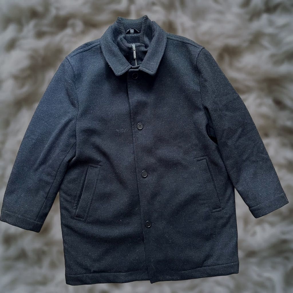 Kenneth Cole Kenneth Cole Jacket Mens Large Reaction Full Zip Wool Blend Pockets Dry Clean Gray Size US L / EU 52-54 / 3 - 1 Thumbnail
