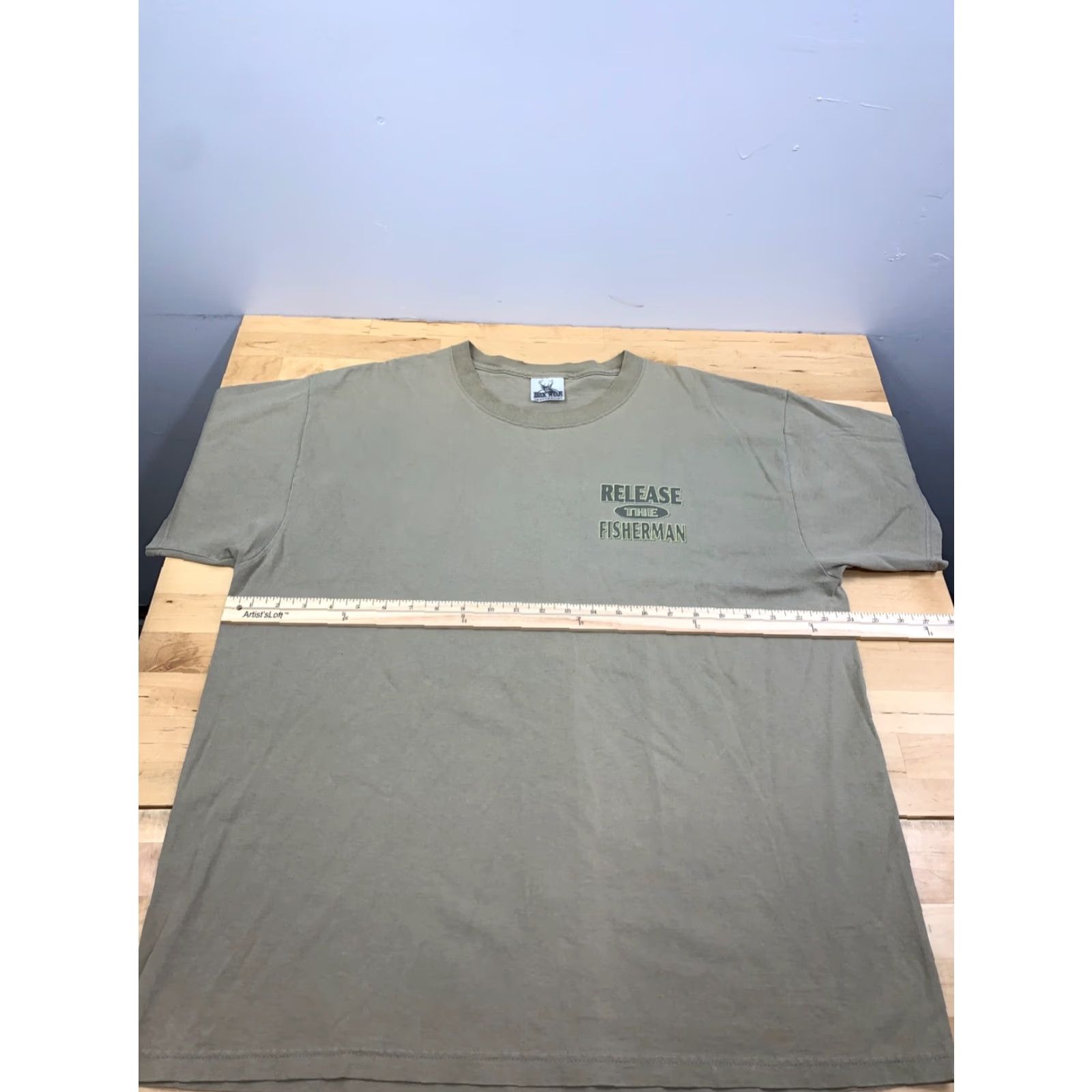 Vintage VINTAGE Buck Wear Shirt Mens XL Green Outdoor 11167 Buck Wear Graphic Print Crew Neck Short Sleeve T-Shirt Size US XL / EU 56 / 4 - 6 Thumbnail