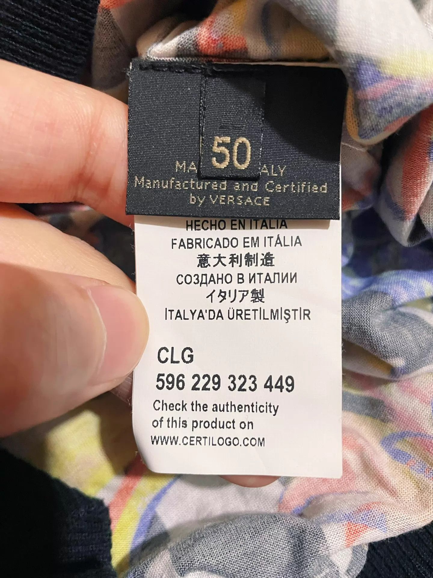 Versace Versace Baroque Net & Check Hooded Jacket L Size US M / EU 48-50 / 2 - 7 Thumbnail