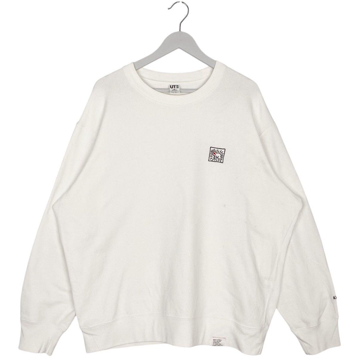 Vintage Vintage Ut Keith Haring Crewneck Sweatshirt White Size US XXL / EU 58 / 5 - 1 Thumbnail