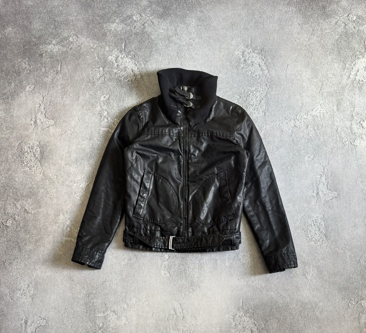 Diesel Diesel L/size wmns black avantgarde jacket Y2K biker LGB Size L / US 10 / IT 46 - 11 Thumbnail
