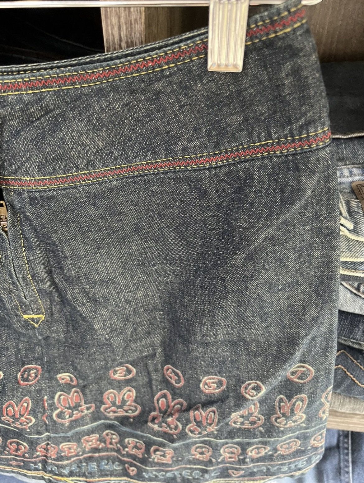 Hysteric Glamour 🔥Rare Hysteric Glamour Denim Skirt Size 27" / US 4 / IT 40 - 5 Thumbnail