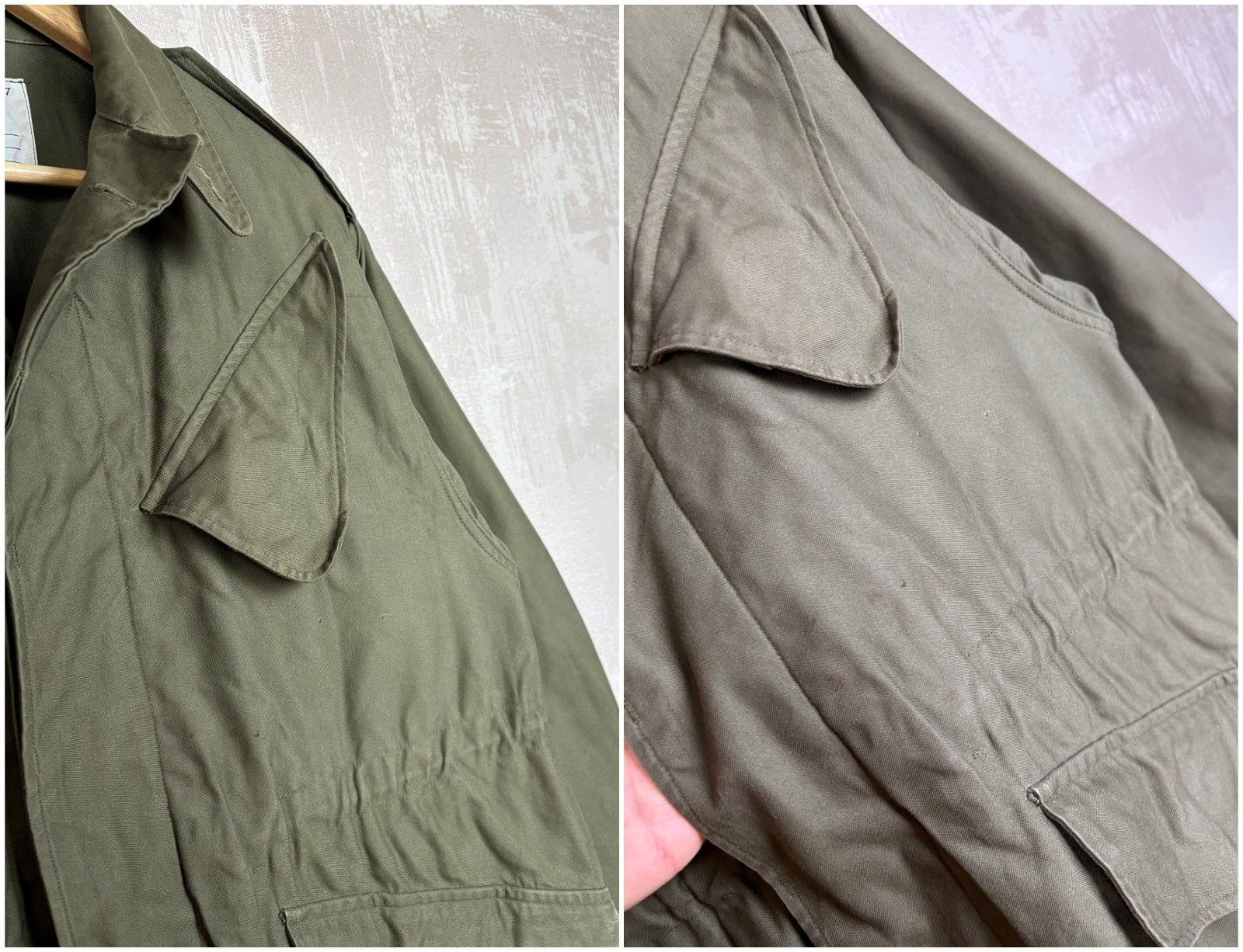 Vintage Vintage Dutch Army Field Jacket 1977 Military Utility Jacket Size US M / EU 48-50 / 2 - 9 Thumbnail