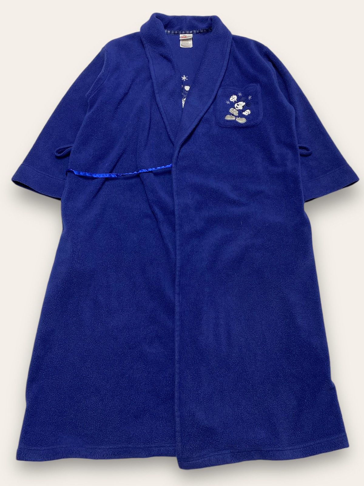 Disney Vintage DISNEY MICKEY MOUSE Blue Bath Robe Size US XL / EU 56 / 4 - 1 Thumbnail