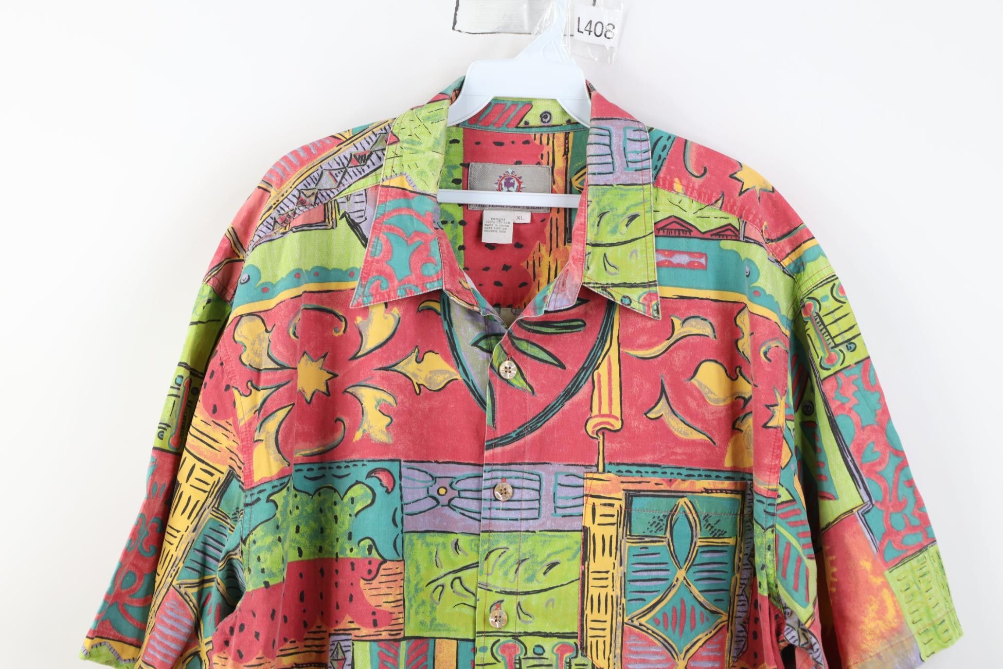 Vintage Vintage 90s The Territory Ahead Art Collared Button Shirt Size US XL / EU 56 / 4 - 2 Thumbnail