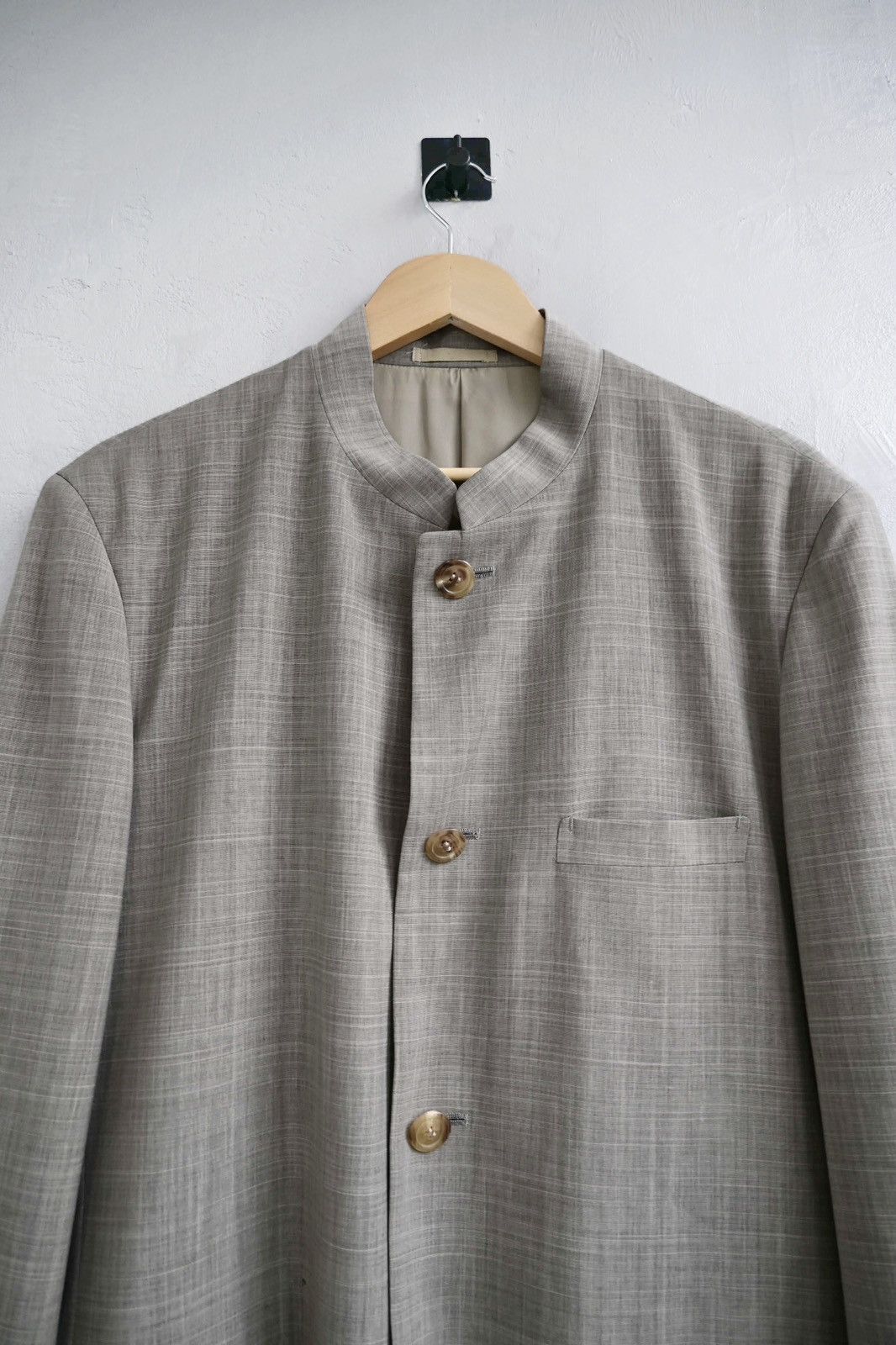 Issey Miyake Issey Miyake SS94 Mao Collar Jacket Size US M / EU 48-50 / 2 - 3 Thumbnail