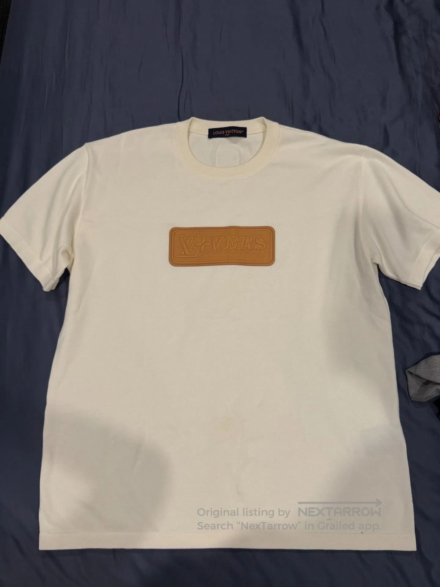 Louis Vuitton Louis Vuitton 25 Leather Patch Knit T-shirt. Size US XL / EU 56 / 4 - 1 Thumbnail