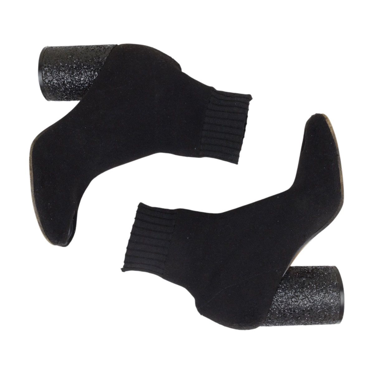 Maison Margiela Knit Sock Glitter Heel Tabi Size US 8 / IT 38 - 5 Thumbnail