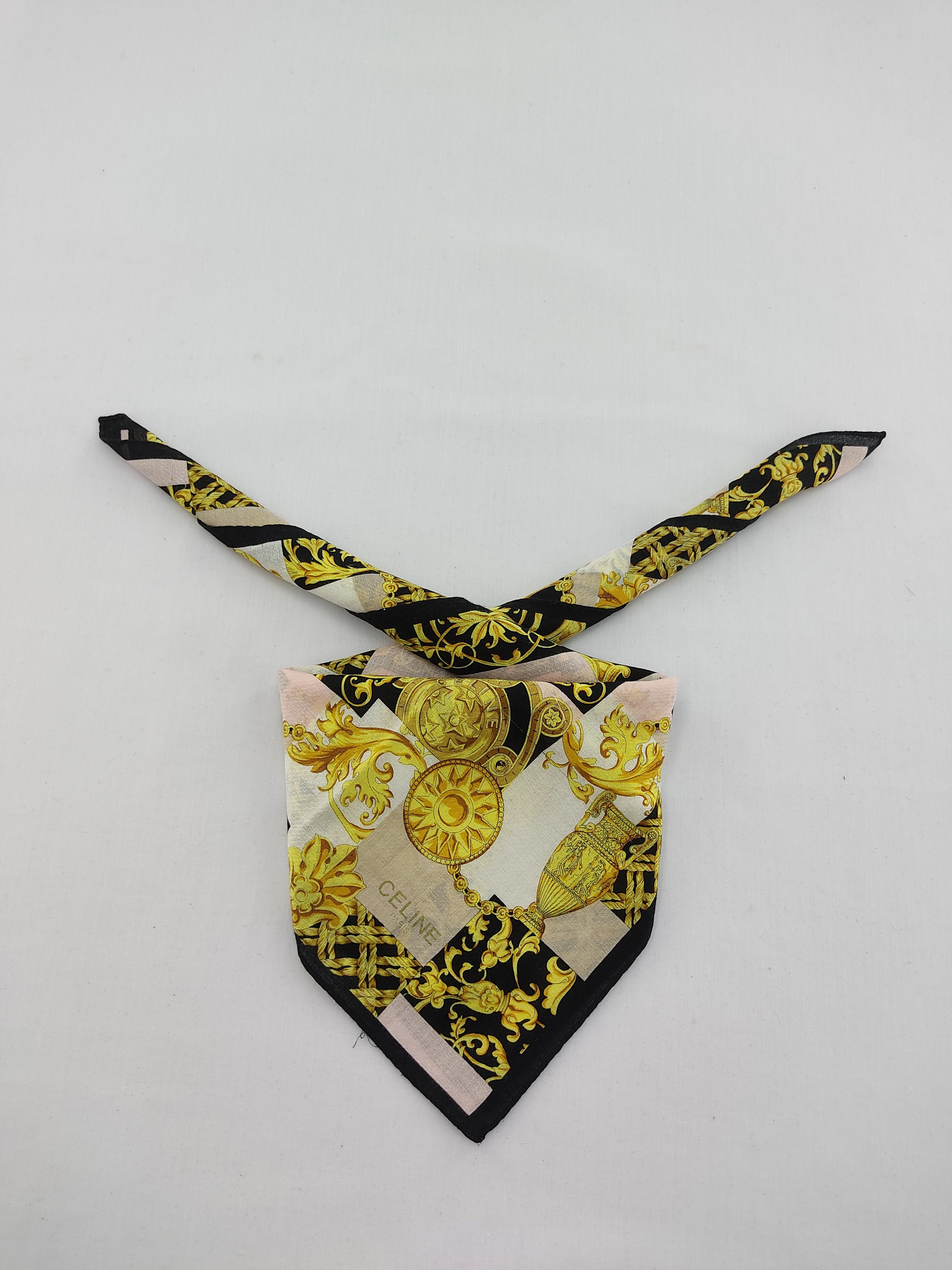 Celine Vintage Celine Handkerchief / Neckwear / Bandana Size ONE SIZE - 2 Thumbnail